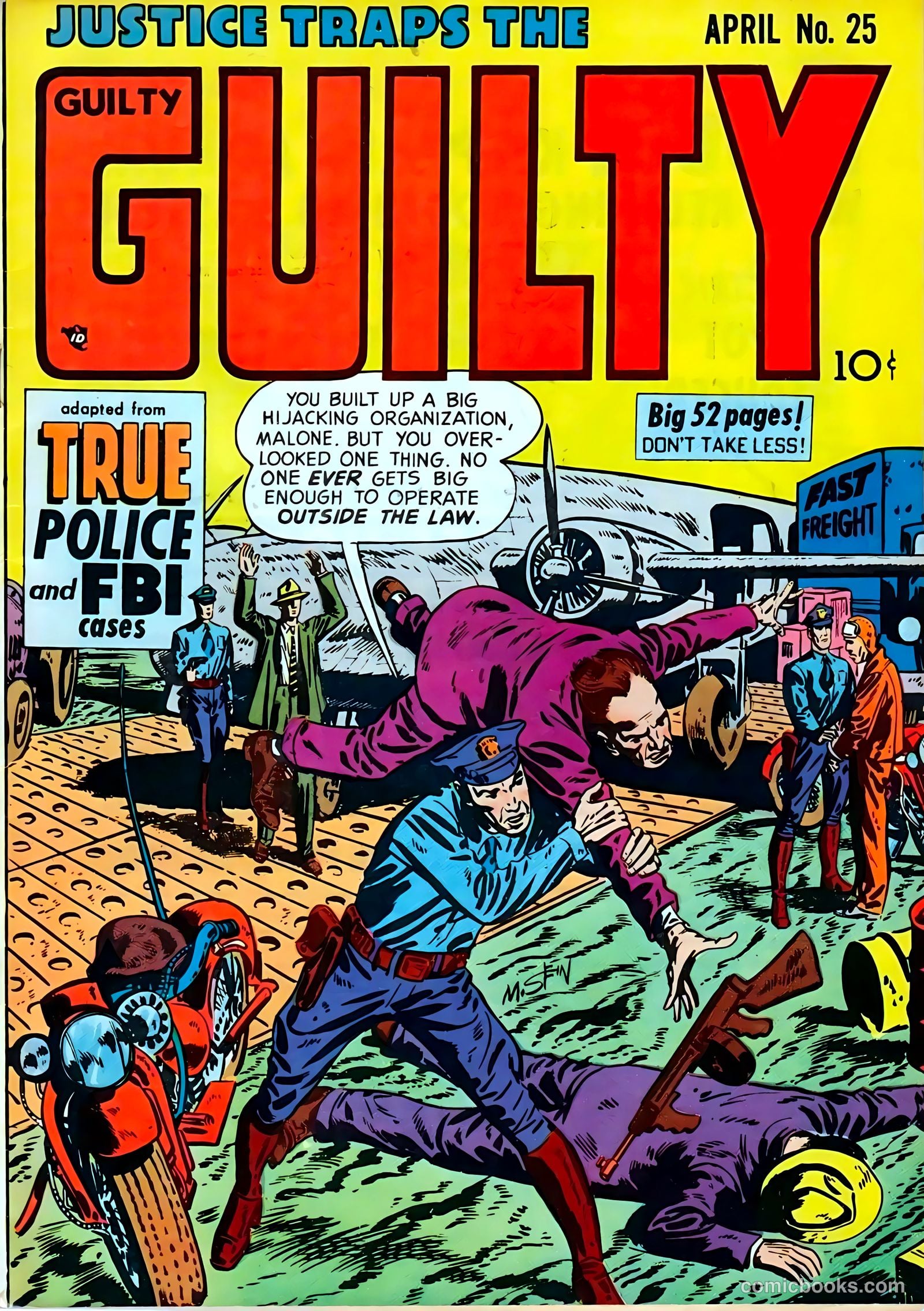 Justice Traps the Guilty #25 cover
