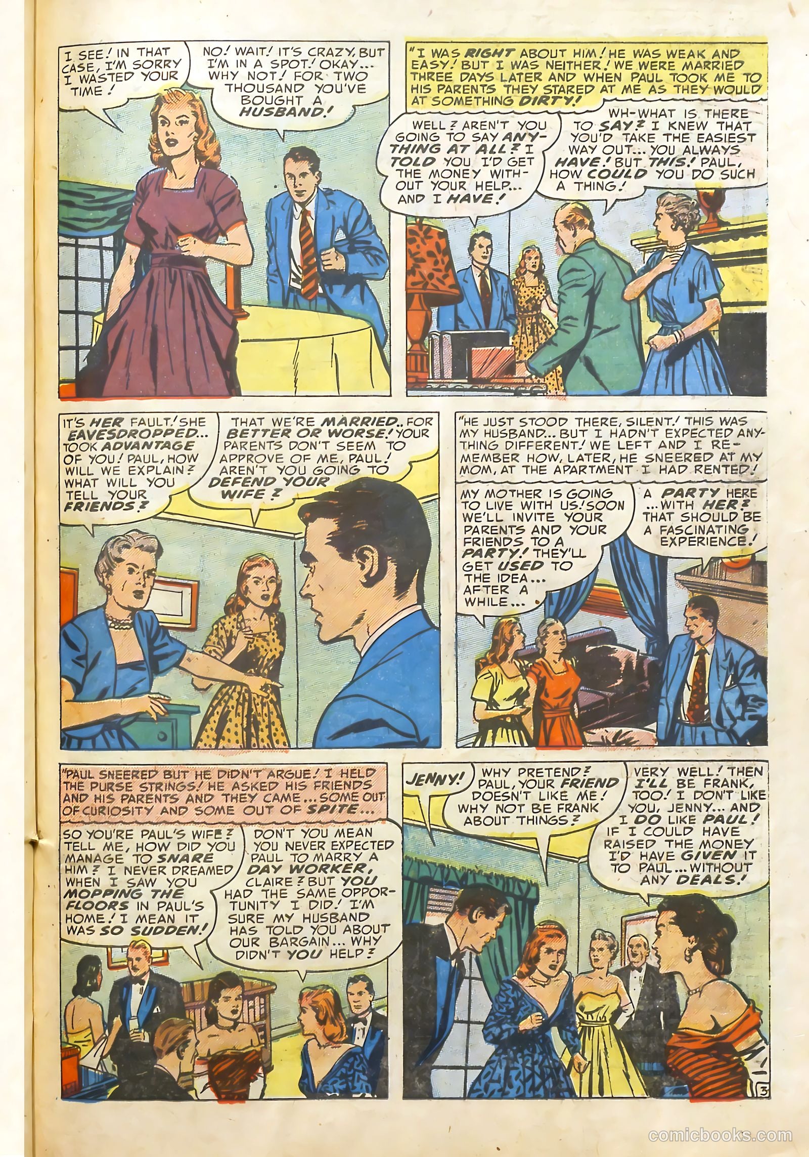 Young Brides #4 (1952) — page 27 of 36