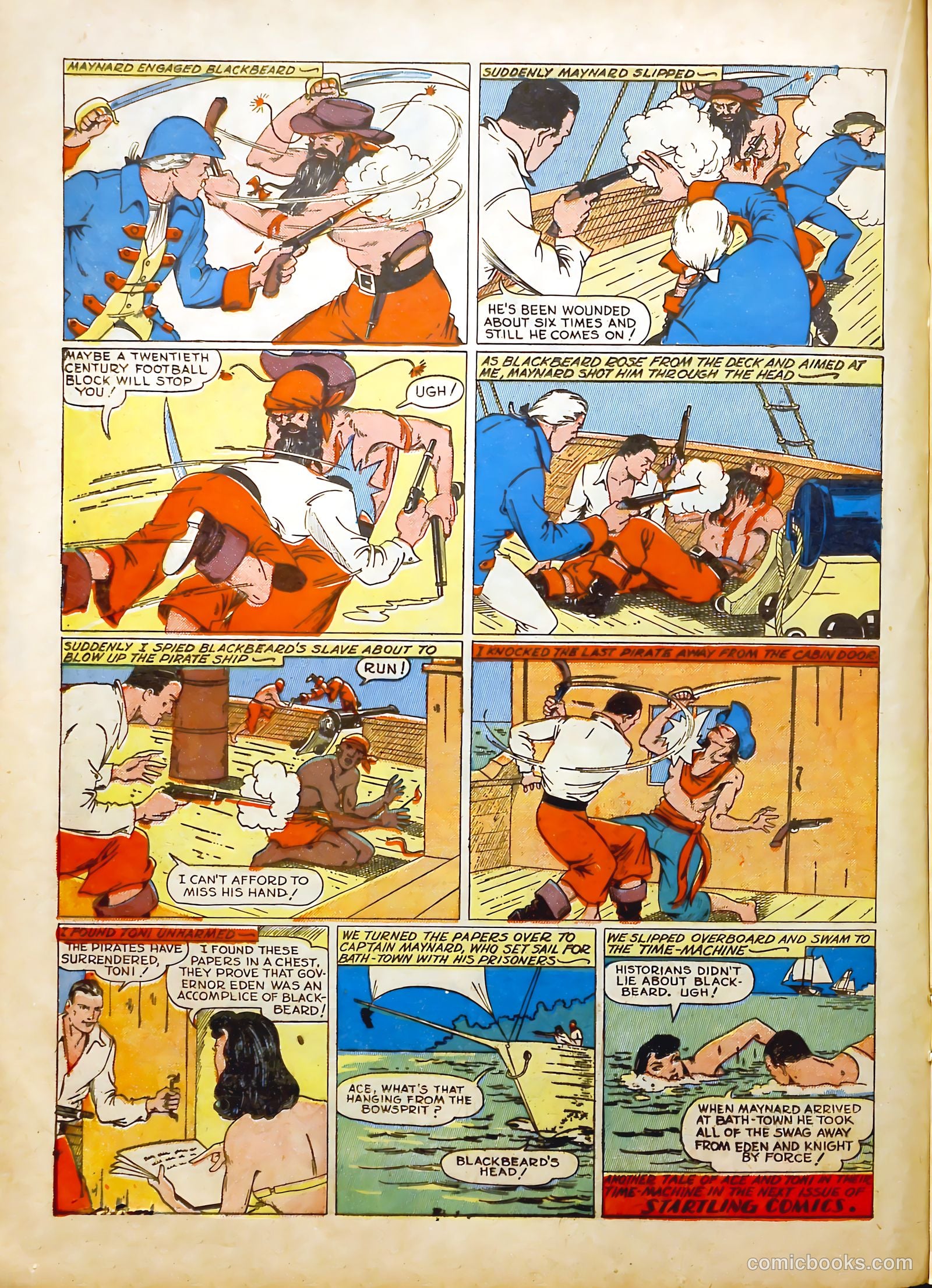 Startling Comics #8 (1940) — page 32 of 68