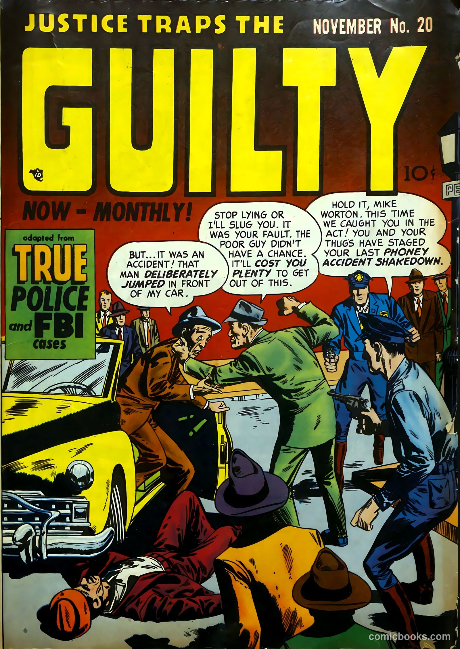 Justice Traps the Guilty #20 cover