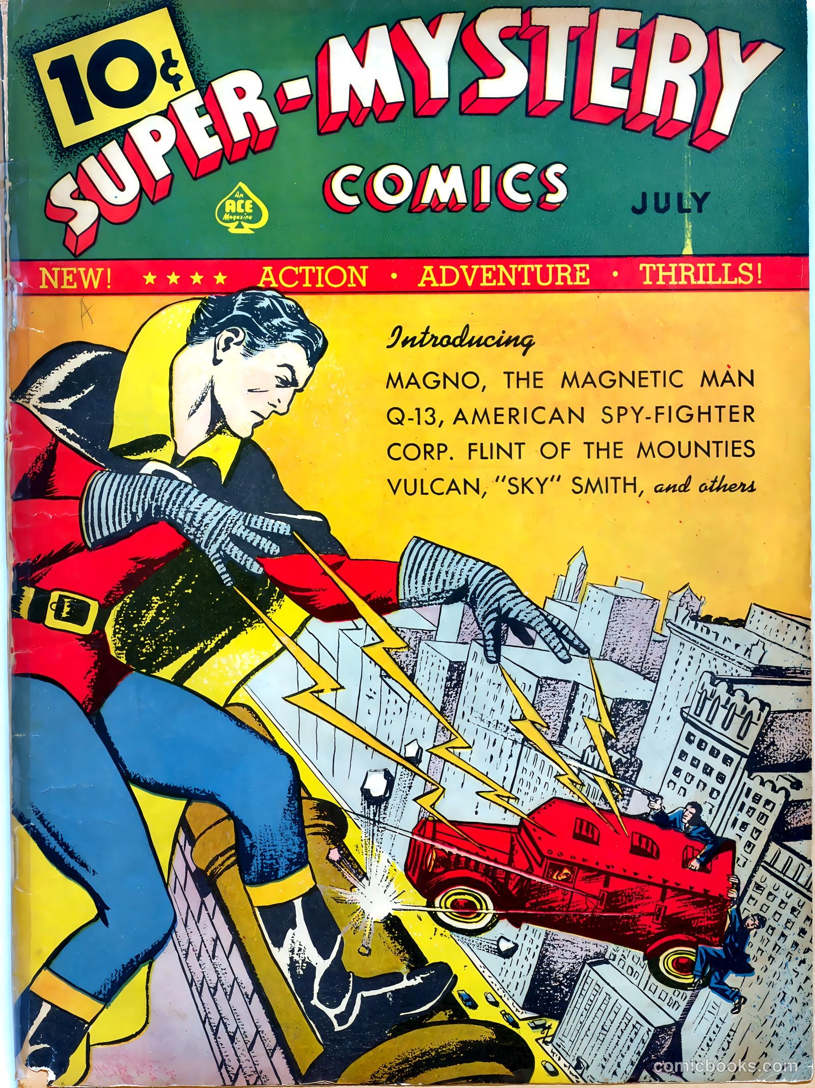Super-Mystery Comics v1 #1 cover
