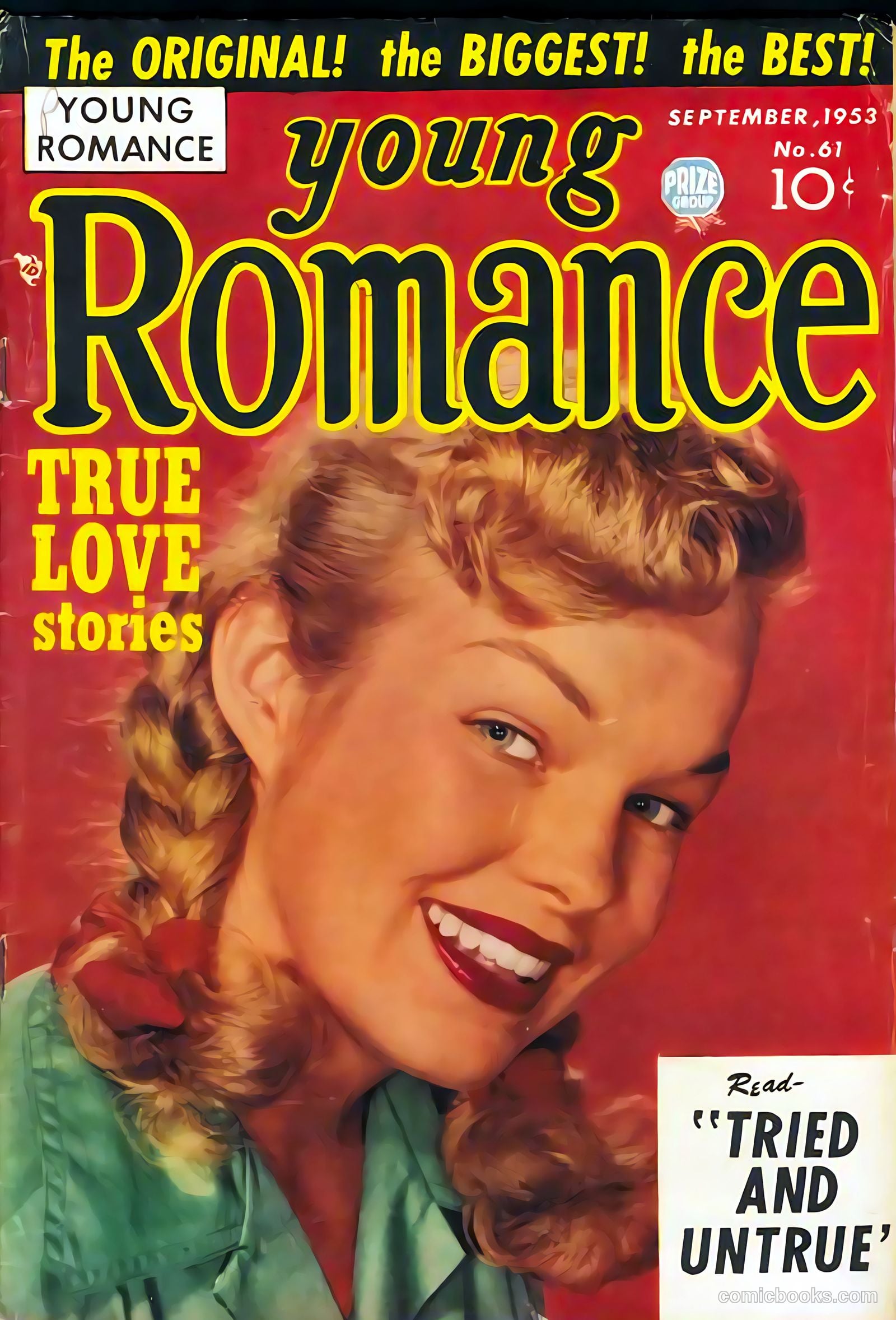 Young Romance #61 cover