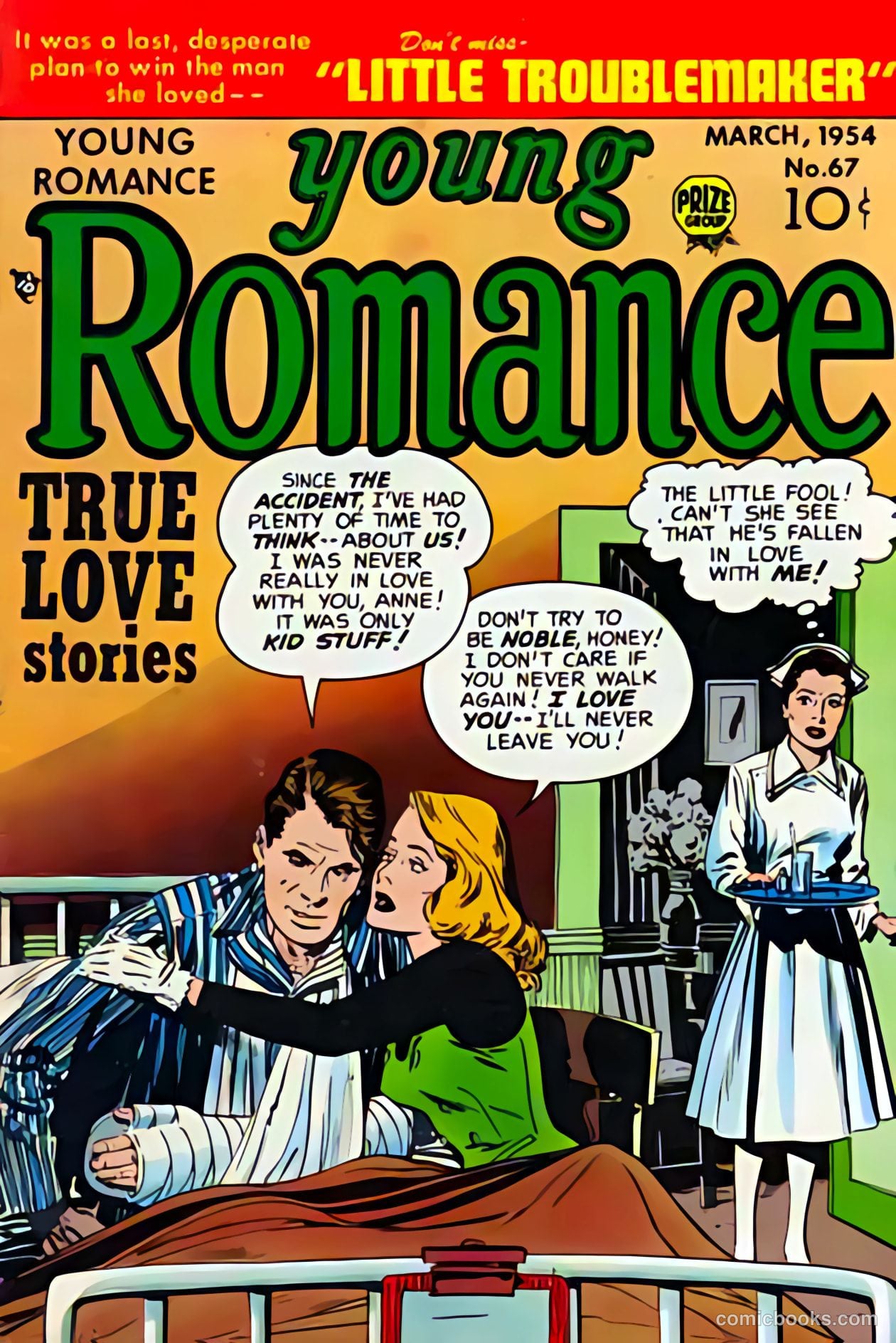 Young Romance #67 cover
