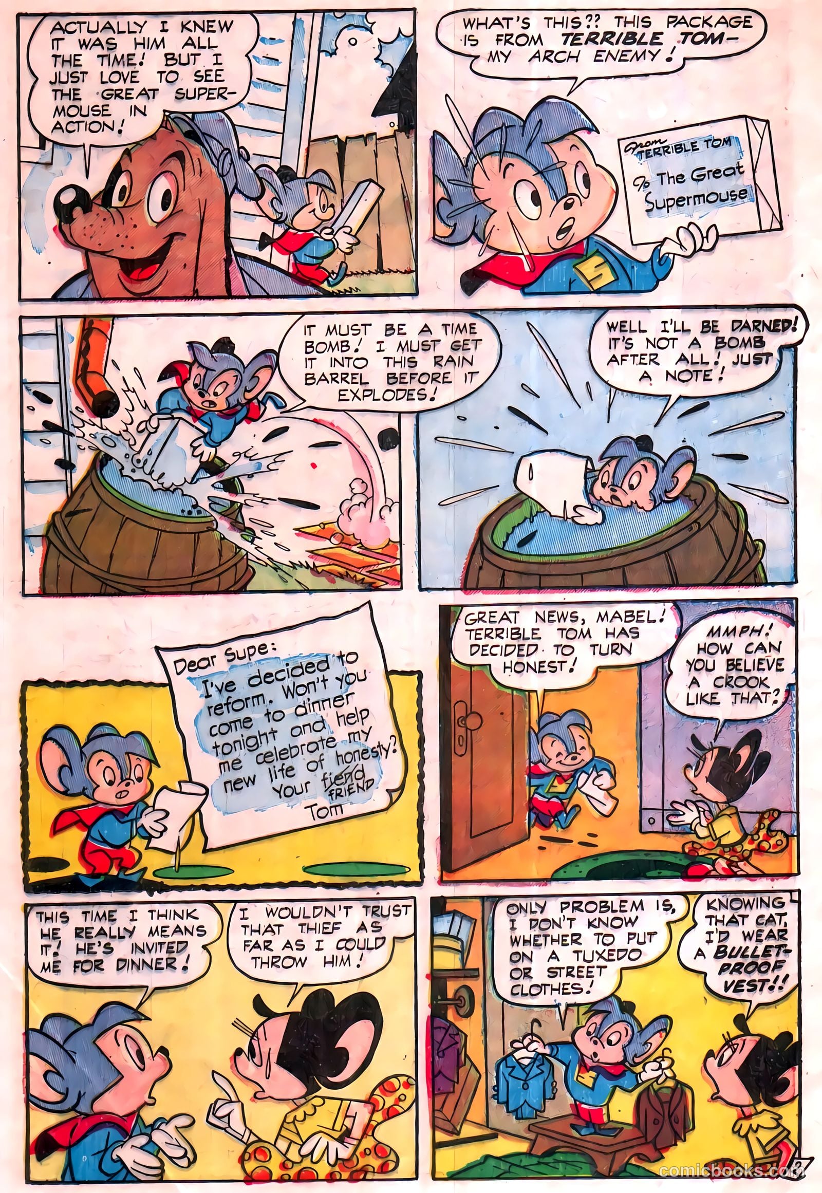 Supermouse, the Big Cheese, Giant Summer Issue #1 (1958) — page 16 of 84