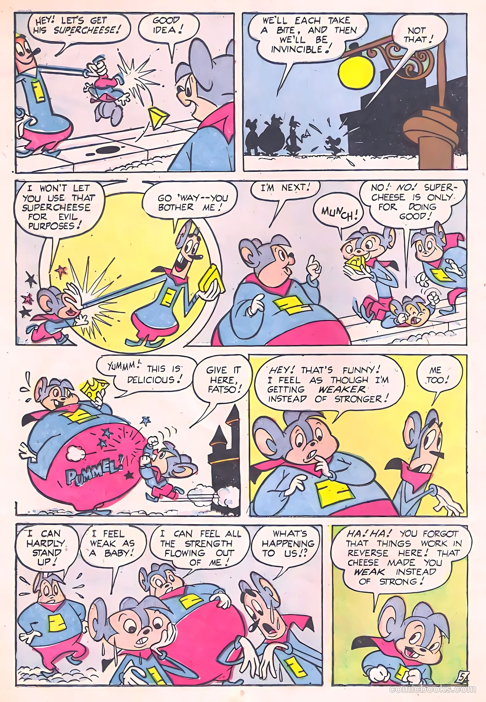 Supermouse, the Big Cheese, Giant Summer Issue #1 (1958) — page 66 of 84