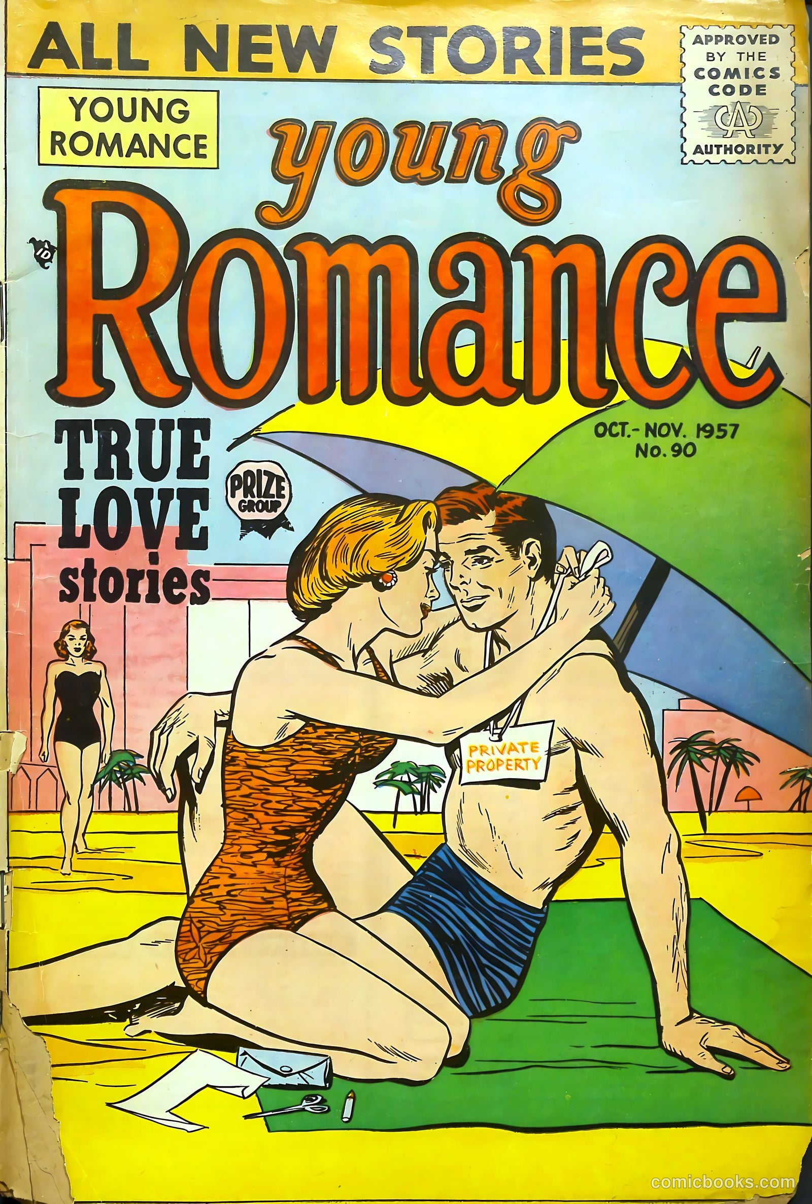 Young Romance #90 cover