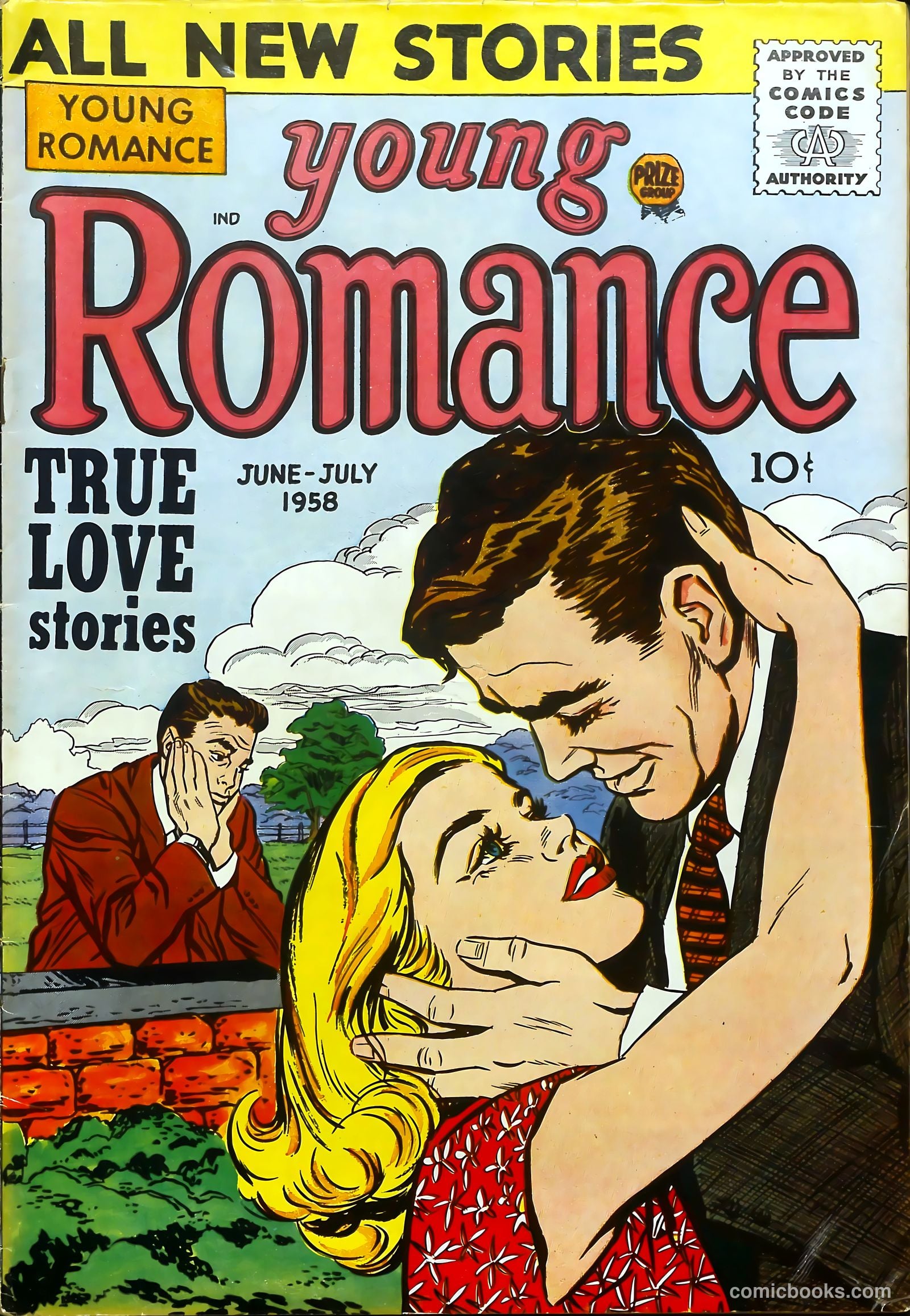 Young Romance #94 cover