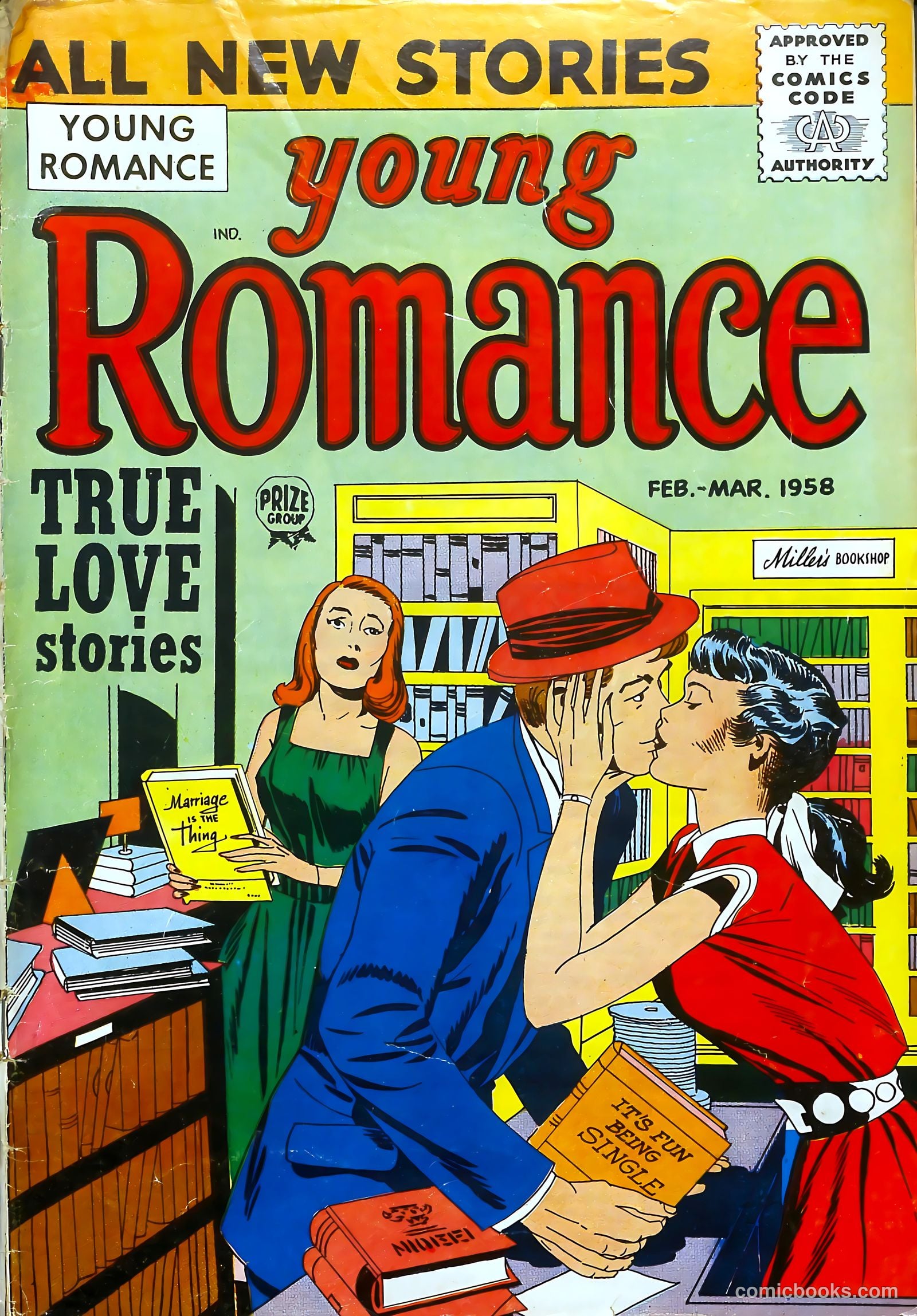 Young Romance #92 cover