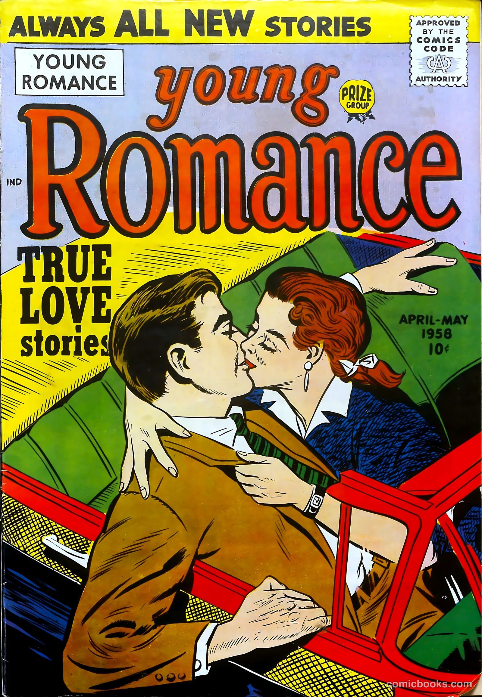 Young Romance #93 cover