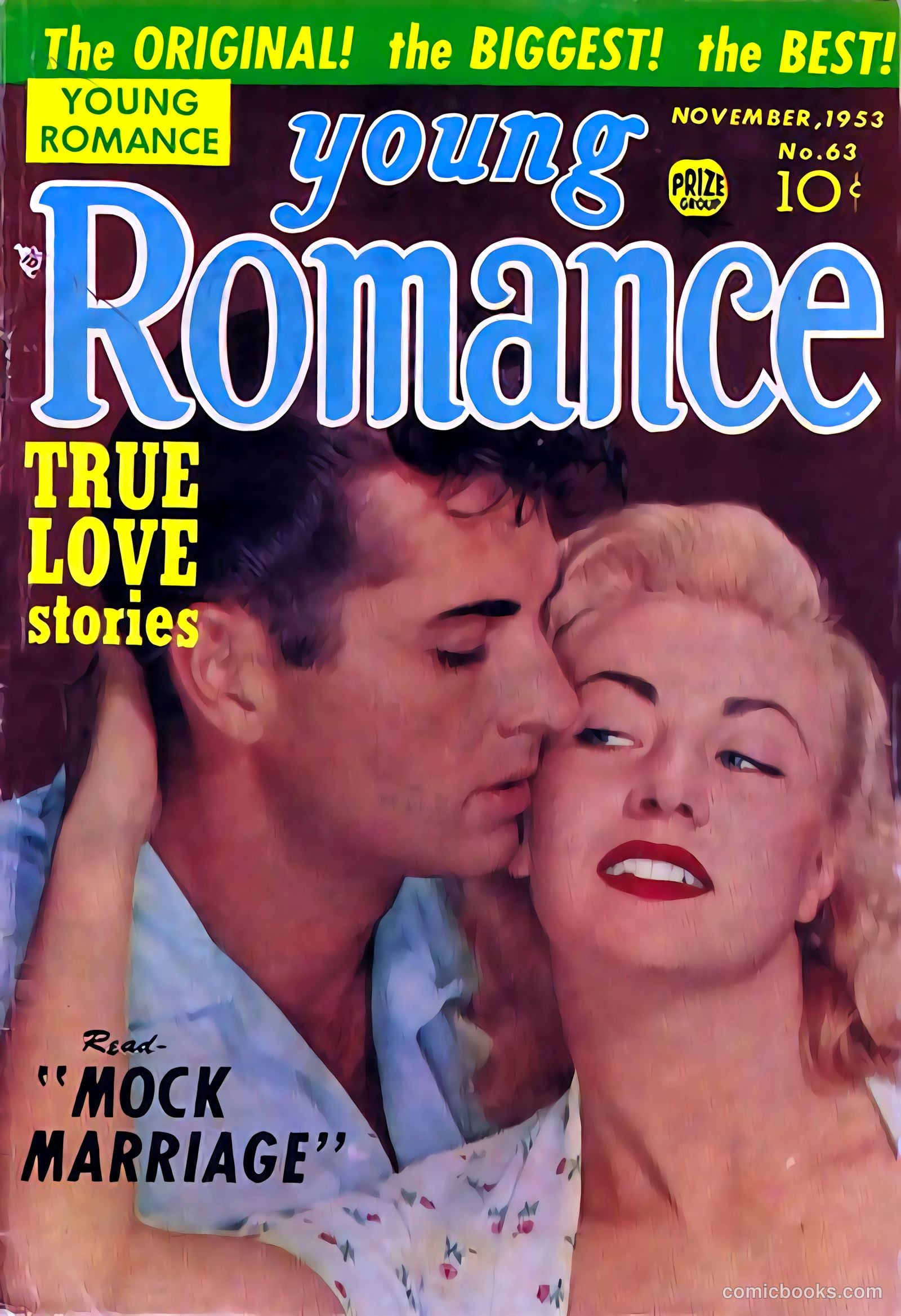 Young Romance #63 cover