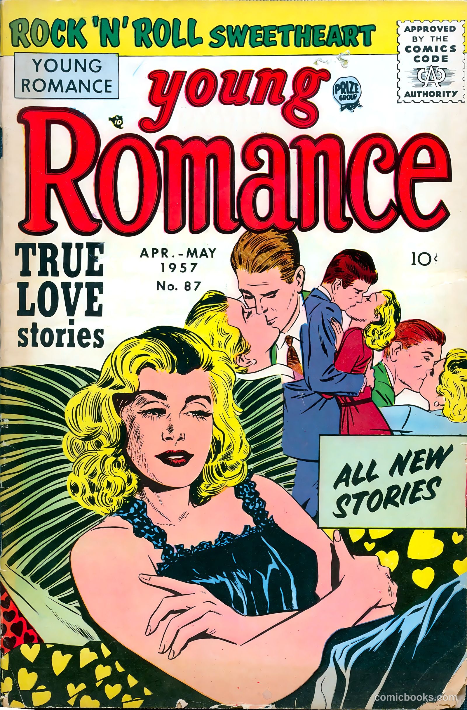 Young Romance #87 cover