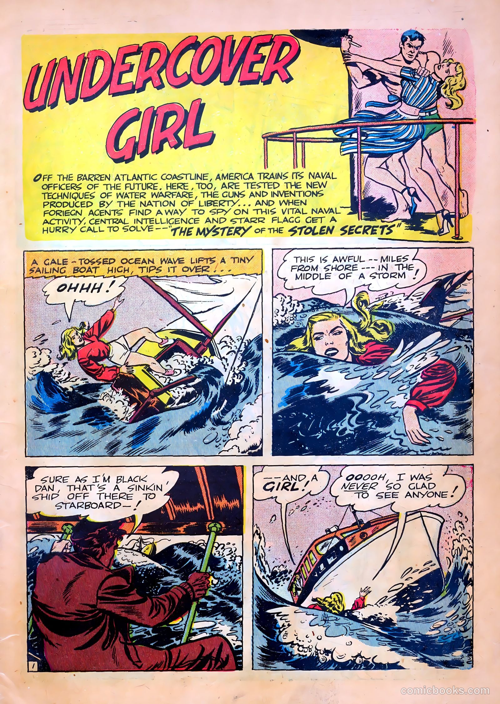 Undercover Girl #5 (1949) — page 3 of 36