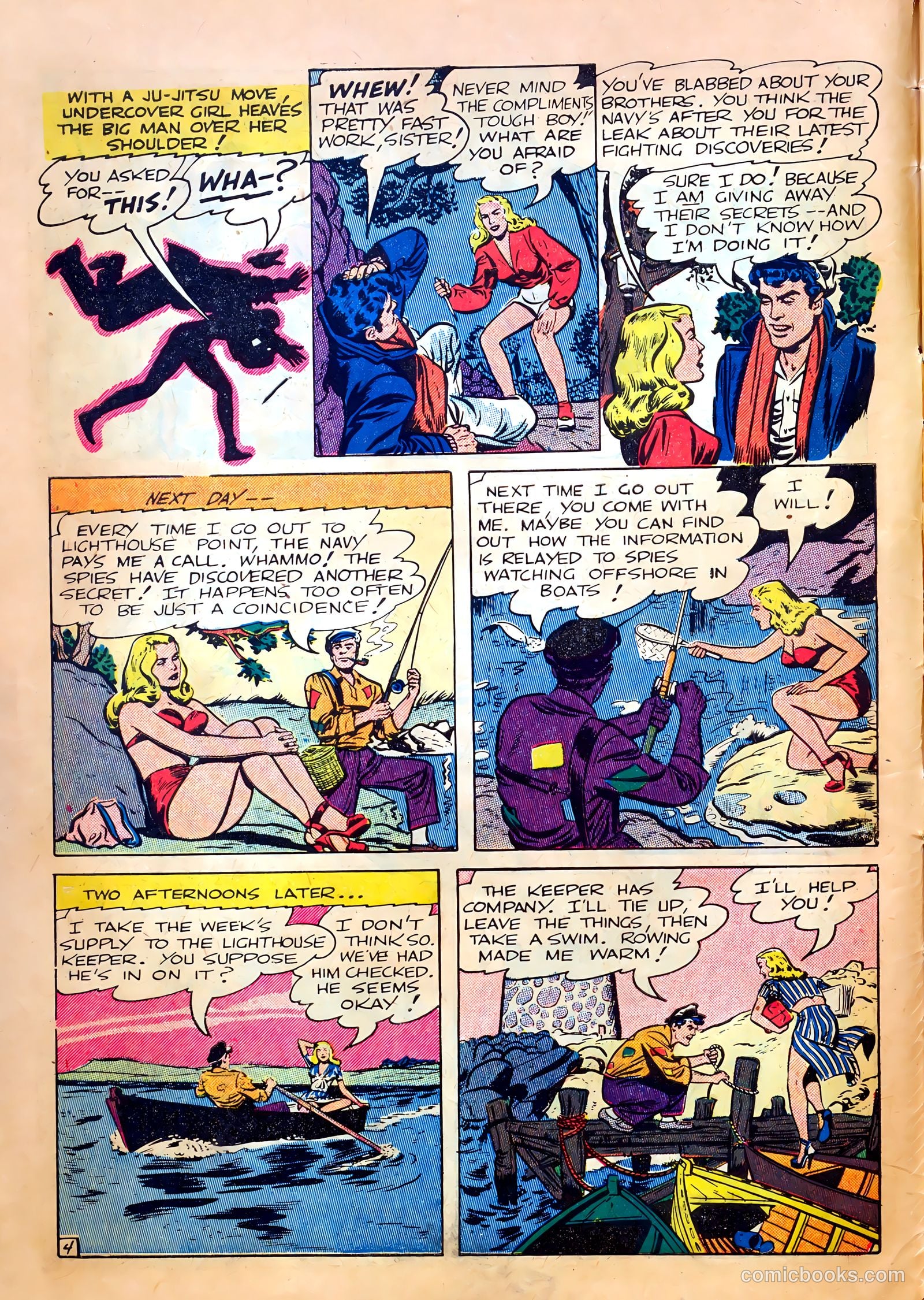 Undercover Girl #5 (1949) — page 6 of 36