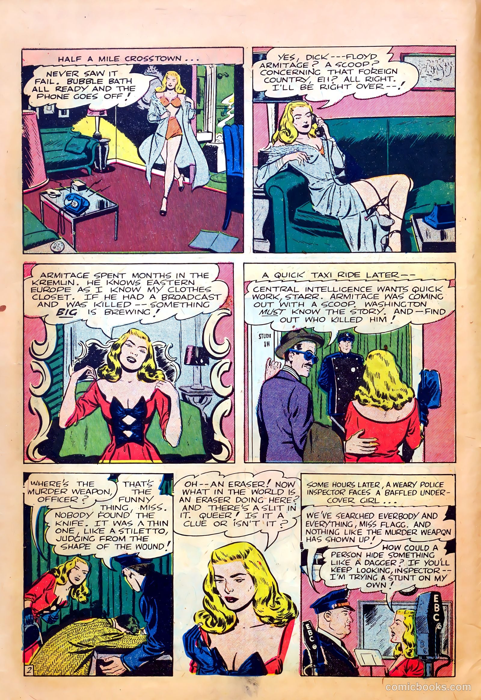 Undercover Girl #5 (1949) — page 10 of 36