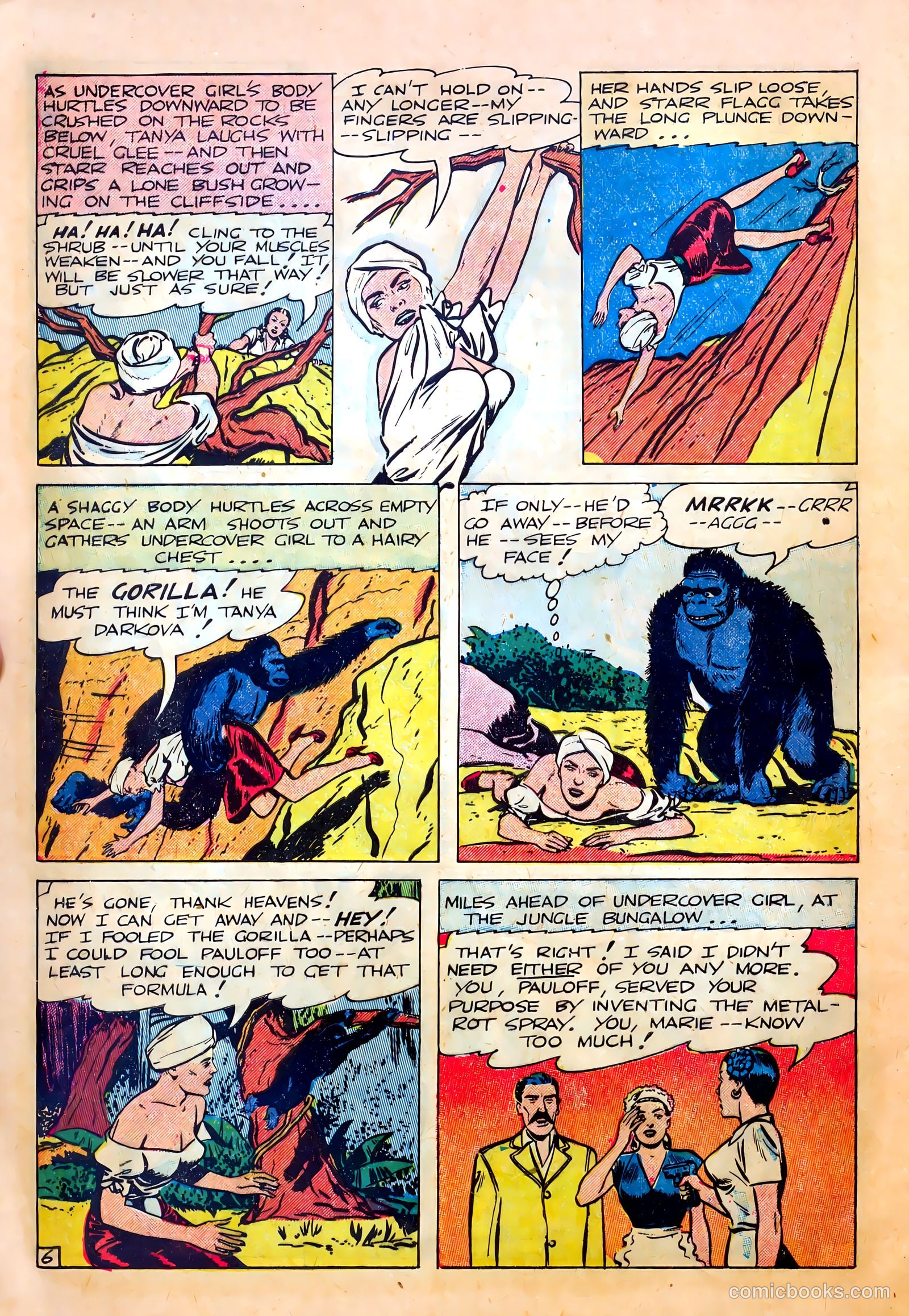 Undercover Girl #5 (1949) — page 32 of 36