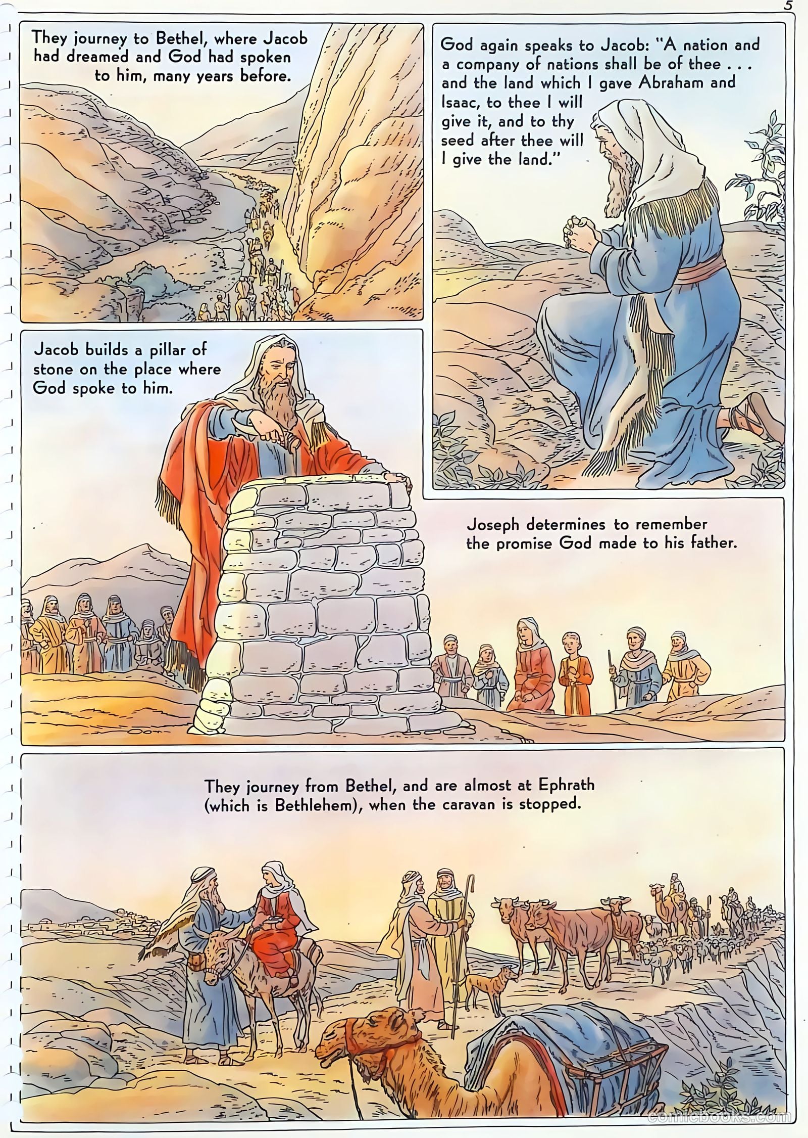 The Life of Joseph Visualized #1 (1946) — page 5 of 48