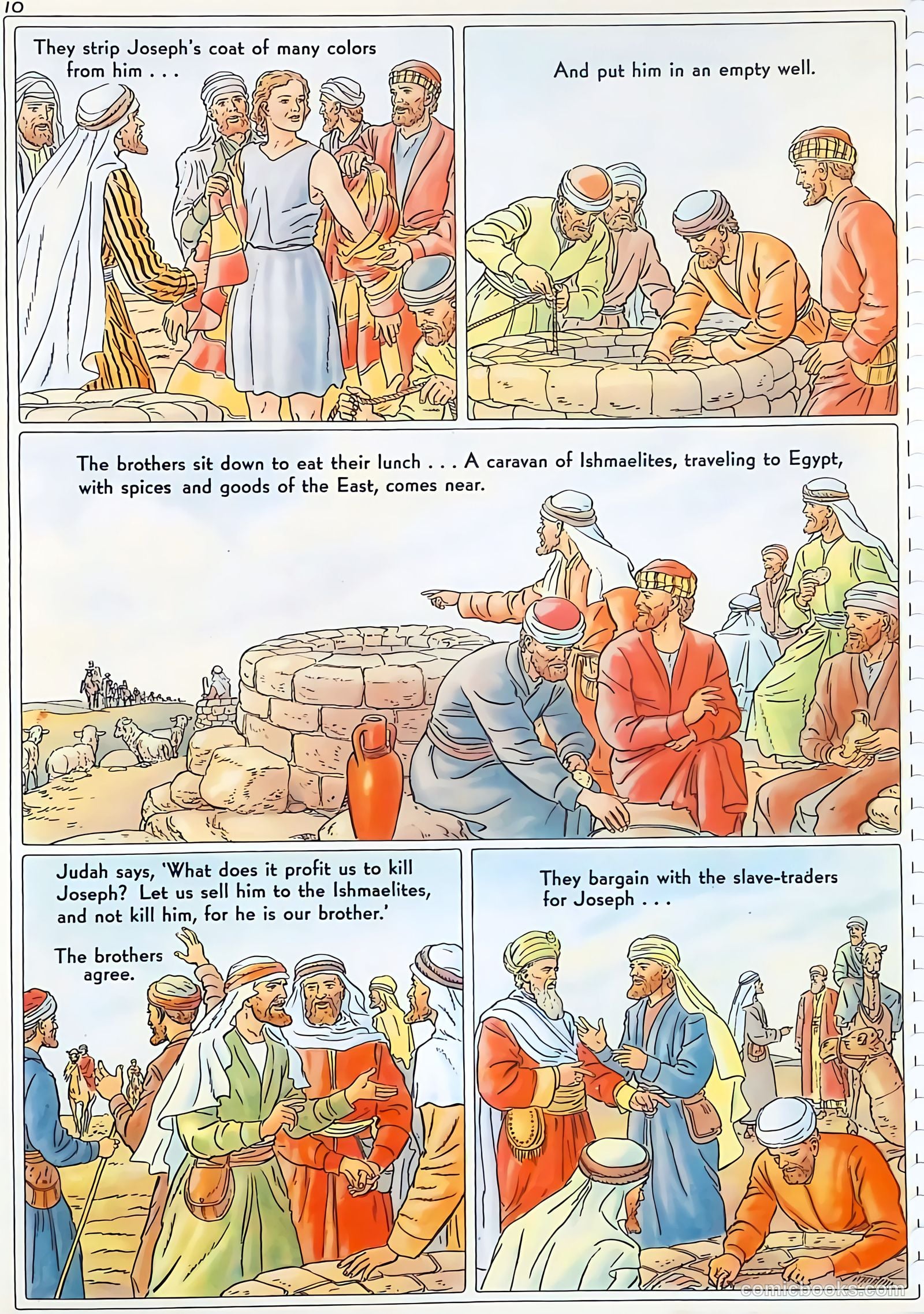 The Life of Joseph Visualized #1 (1946) — page 10 of 48