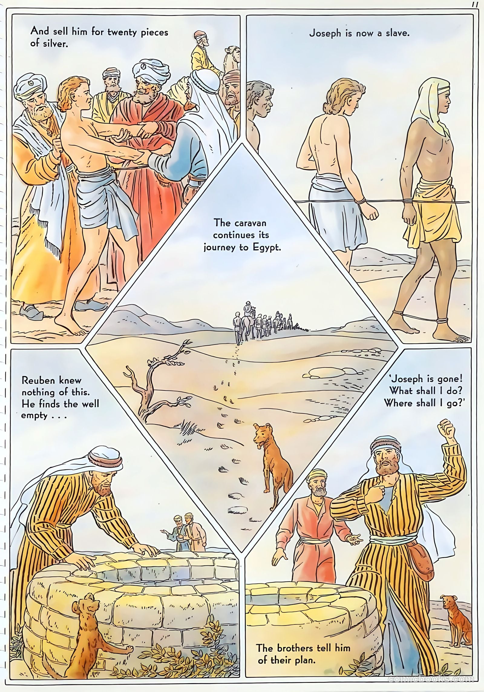 The Life of Joseph Visualized #1 (1946) — page 11 of 48