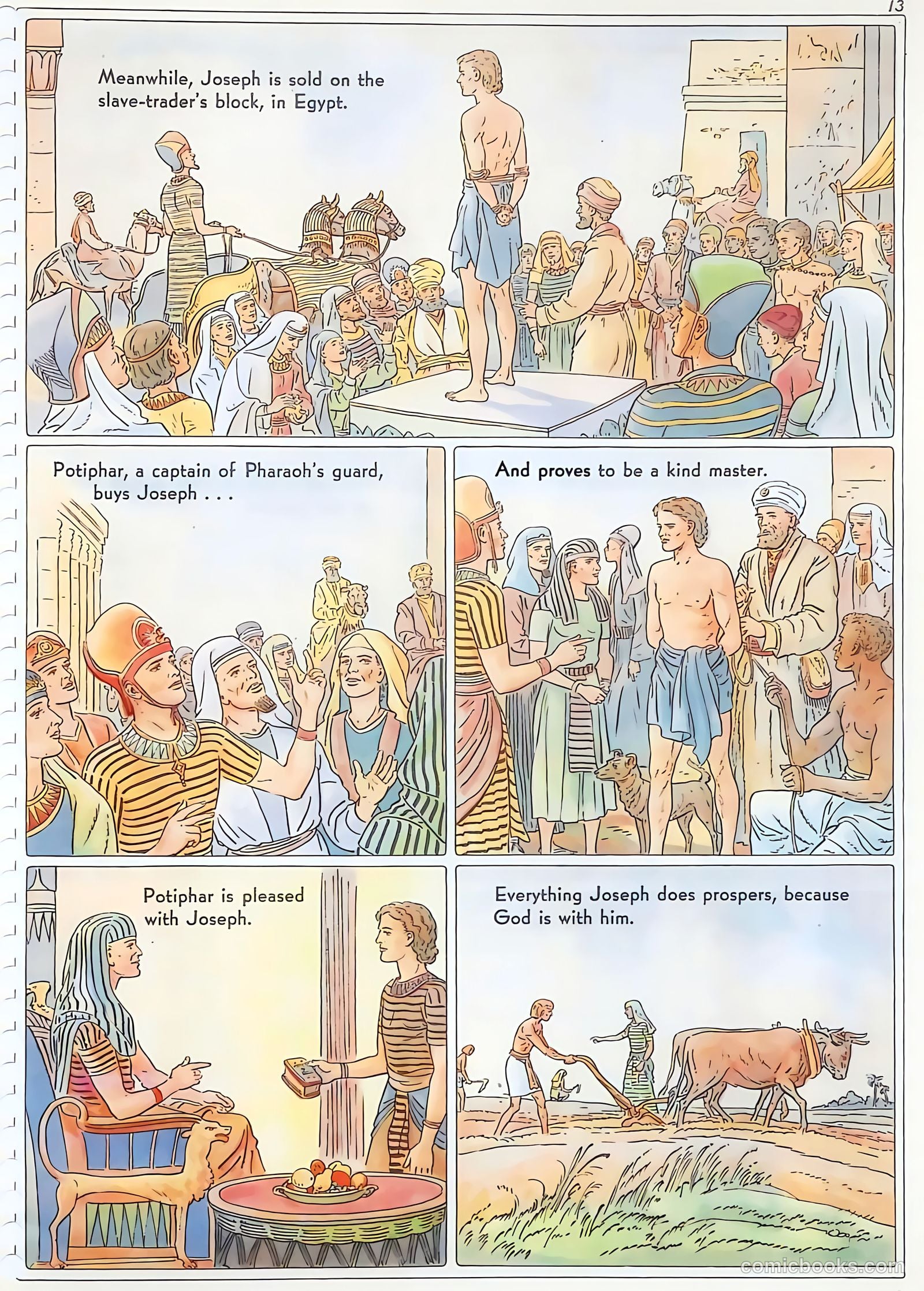 The Life of Joseph Visualized #1 (1946) — page 13 of 48