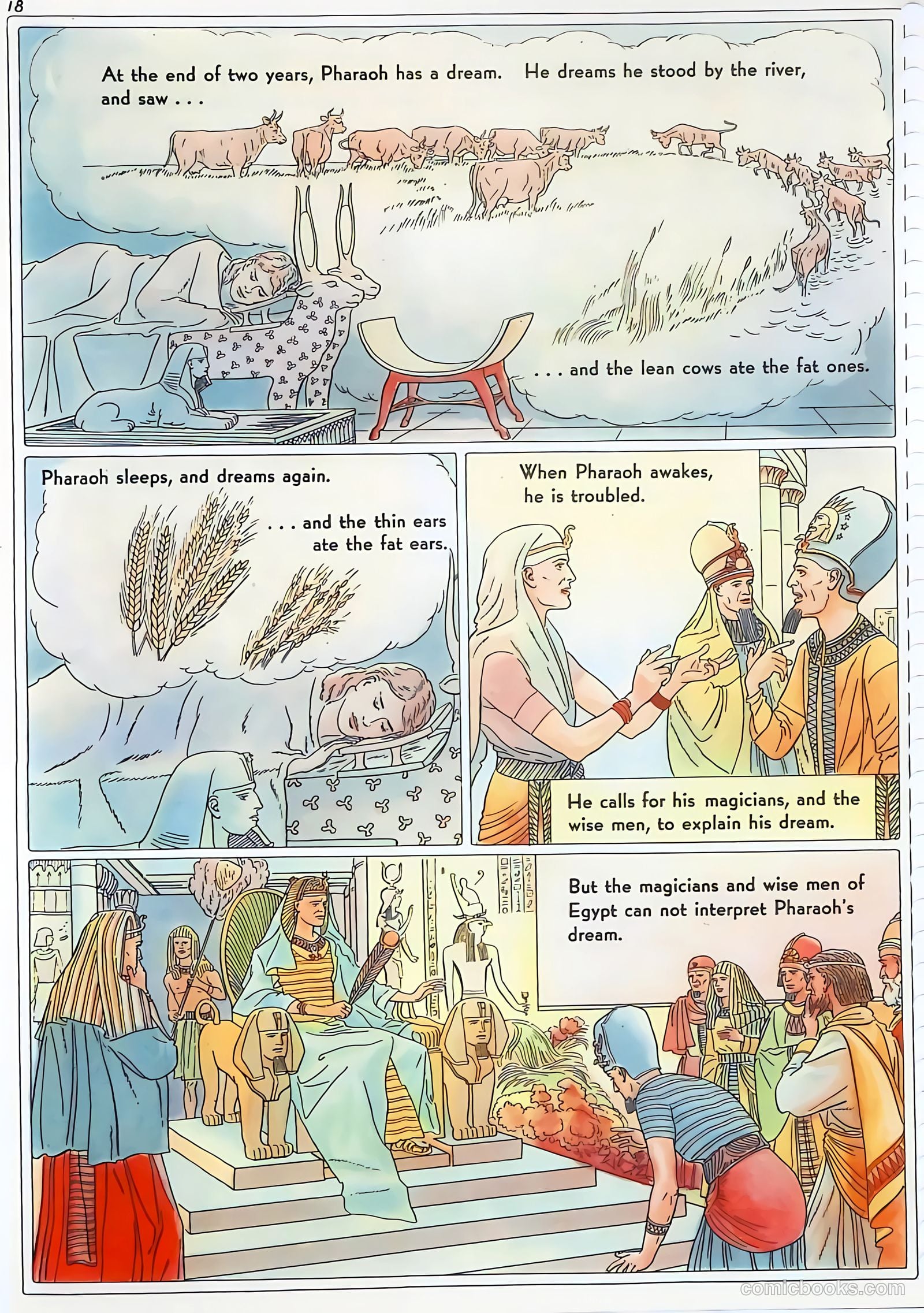 The Life of Joseph Visualized #1 (1946) — page 18 of 48