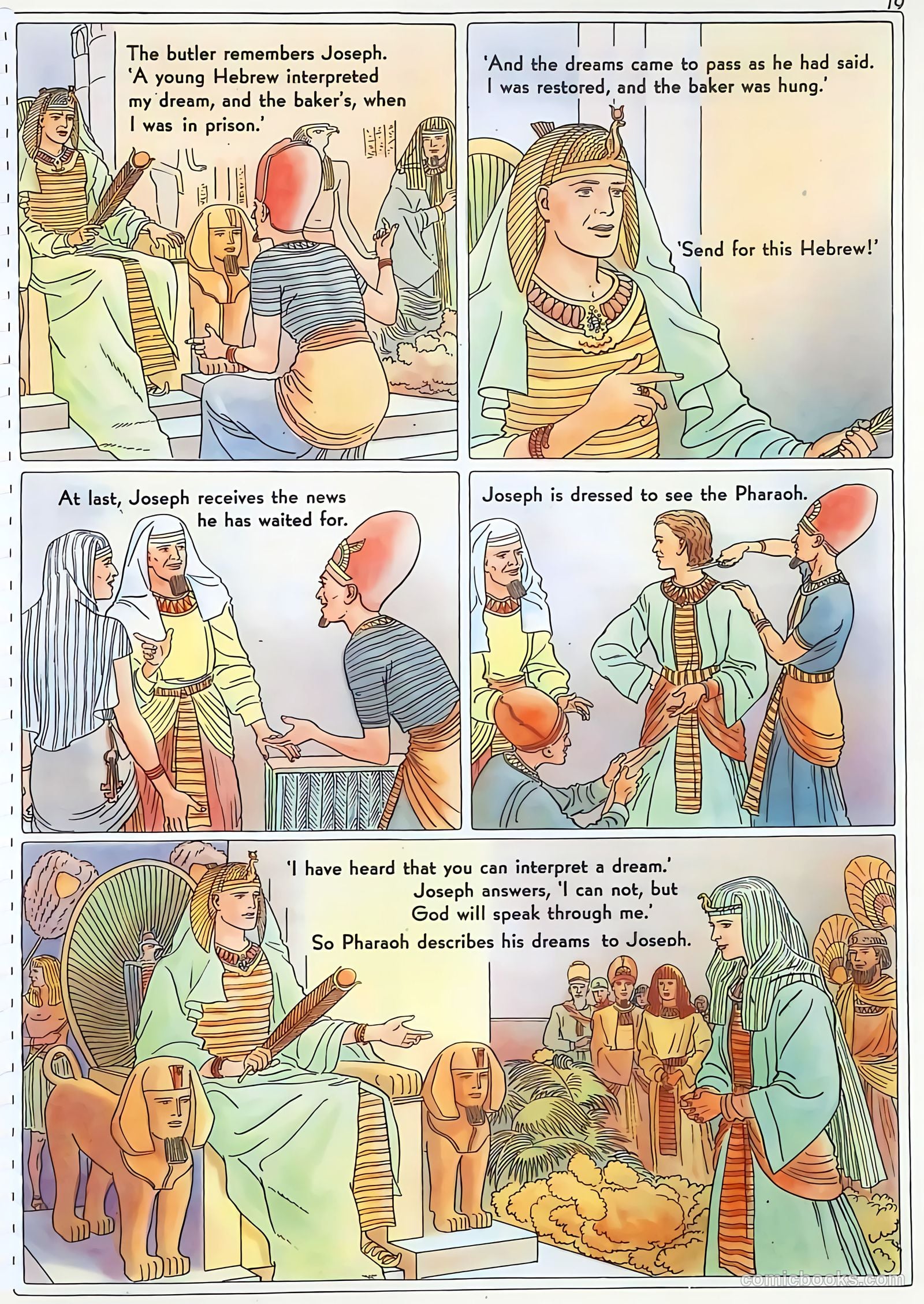 The Life of Joseph Visualized #1 (1946) — page 19 of 48