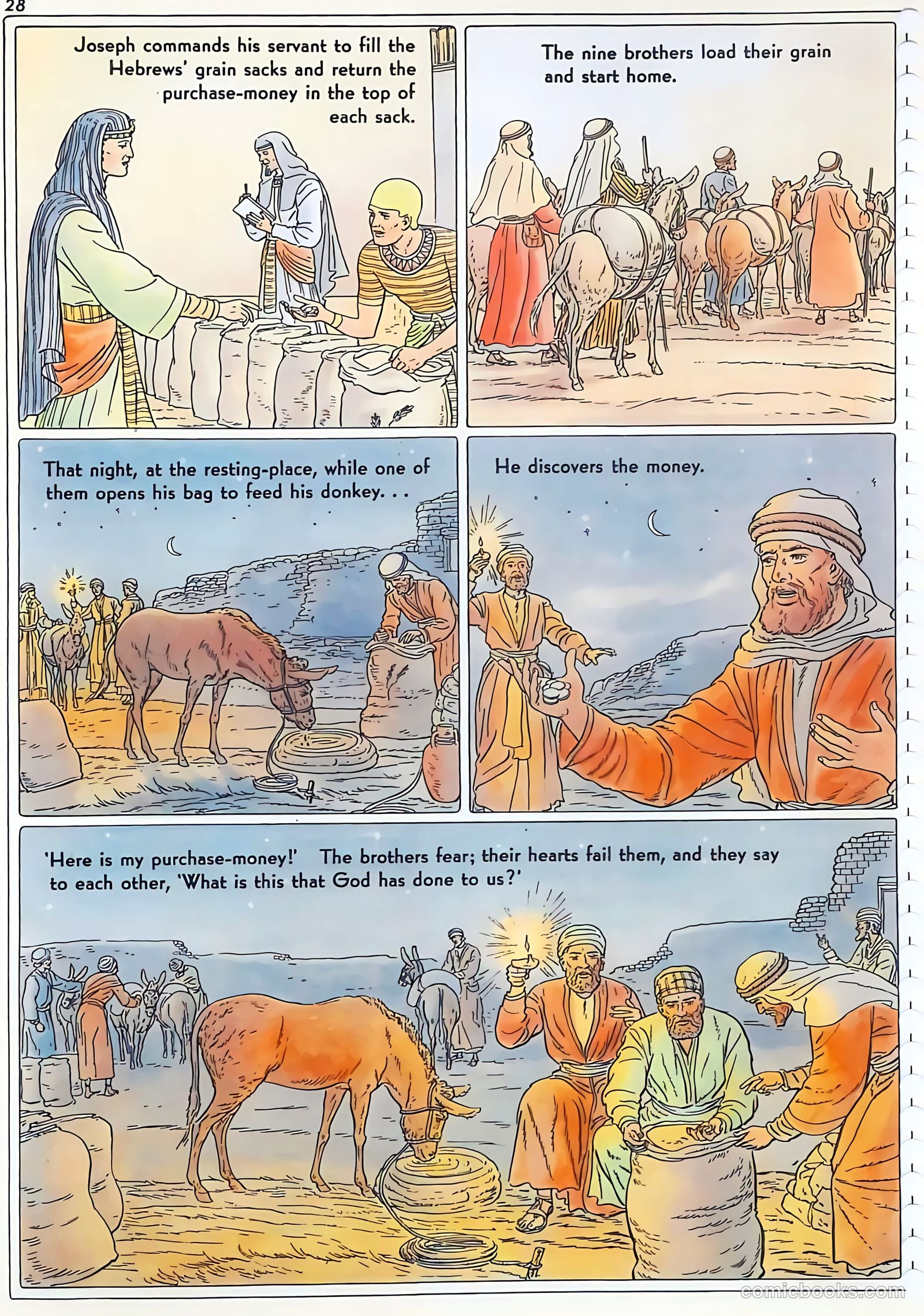 The Life of Joseph Visualized #1 (1946) — page 28 of 48