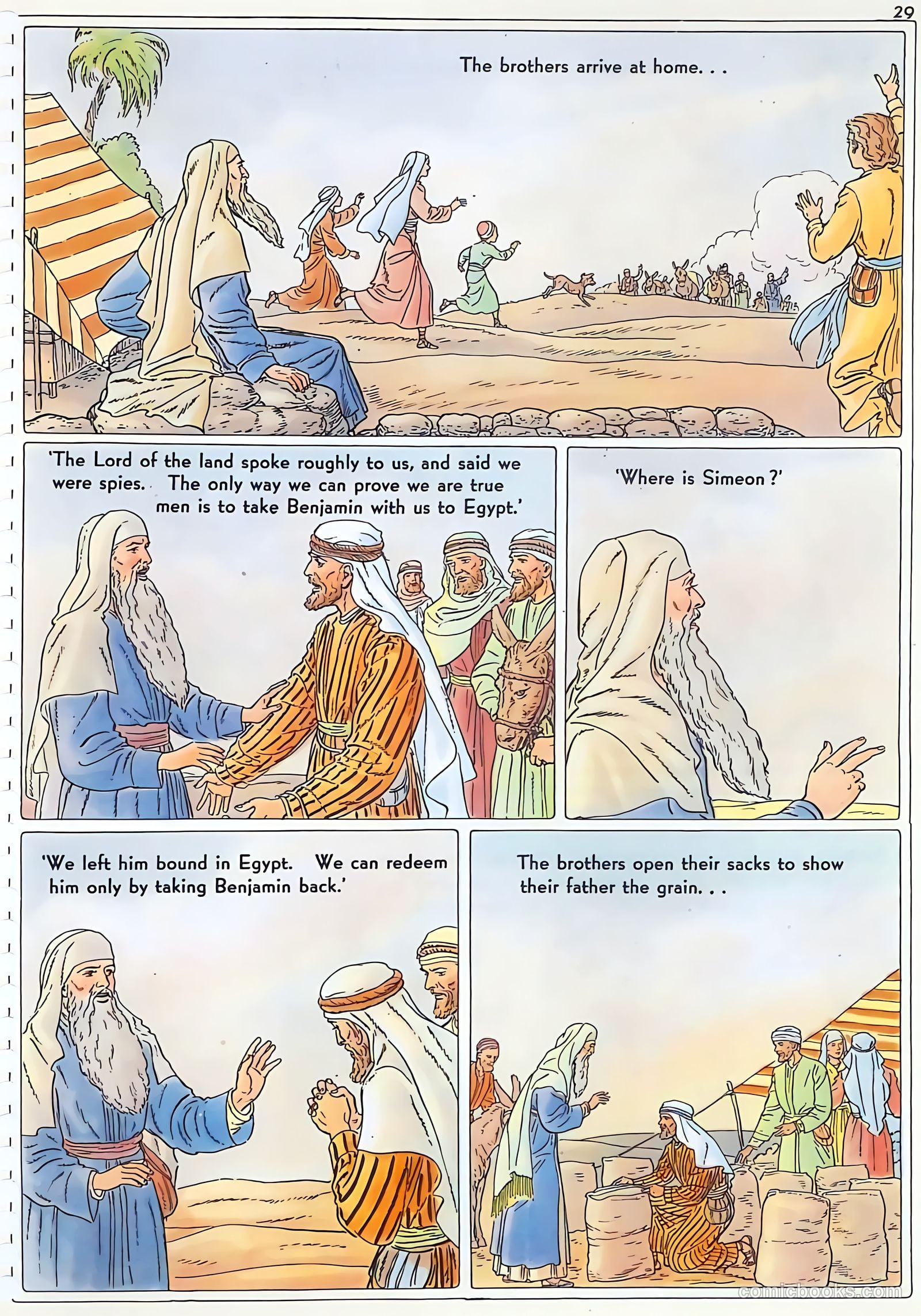 The Life of Joseph Visualized #1 (1946) — page 29 of 48