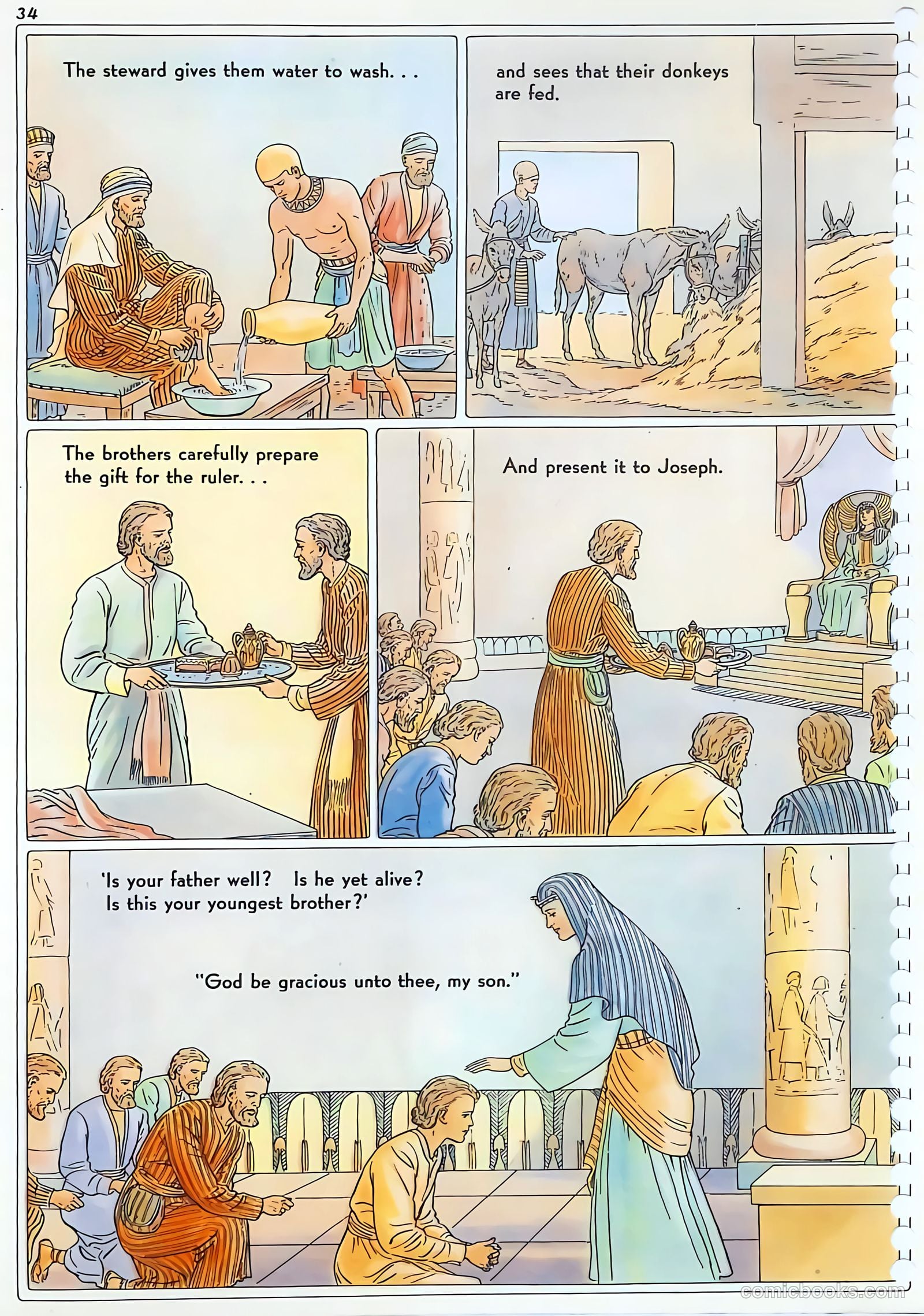 The Life of Joseph Visualized #1 (1946) — page 34 of 48