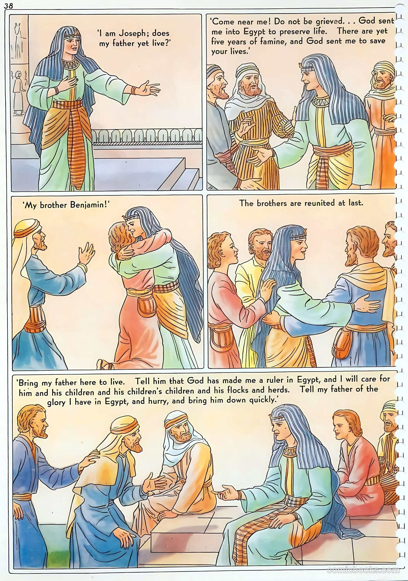 The Life of Joseph Visualized #1 (1946) — page 38 of 48