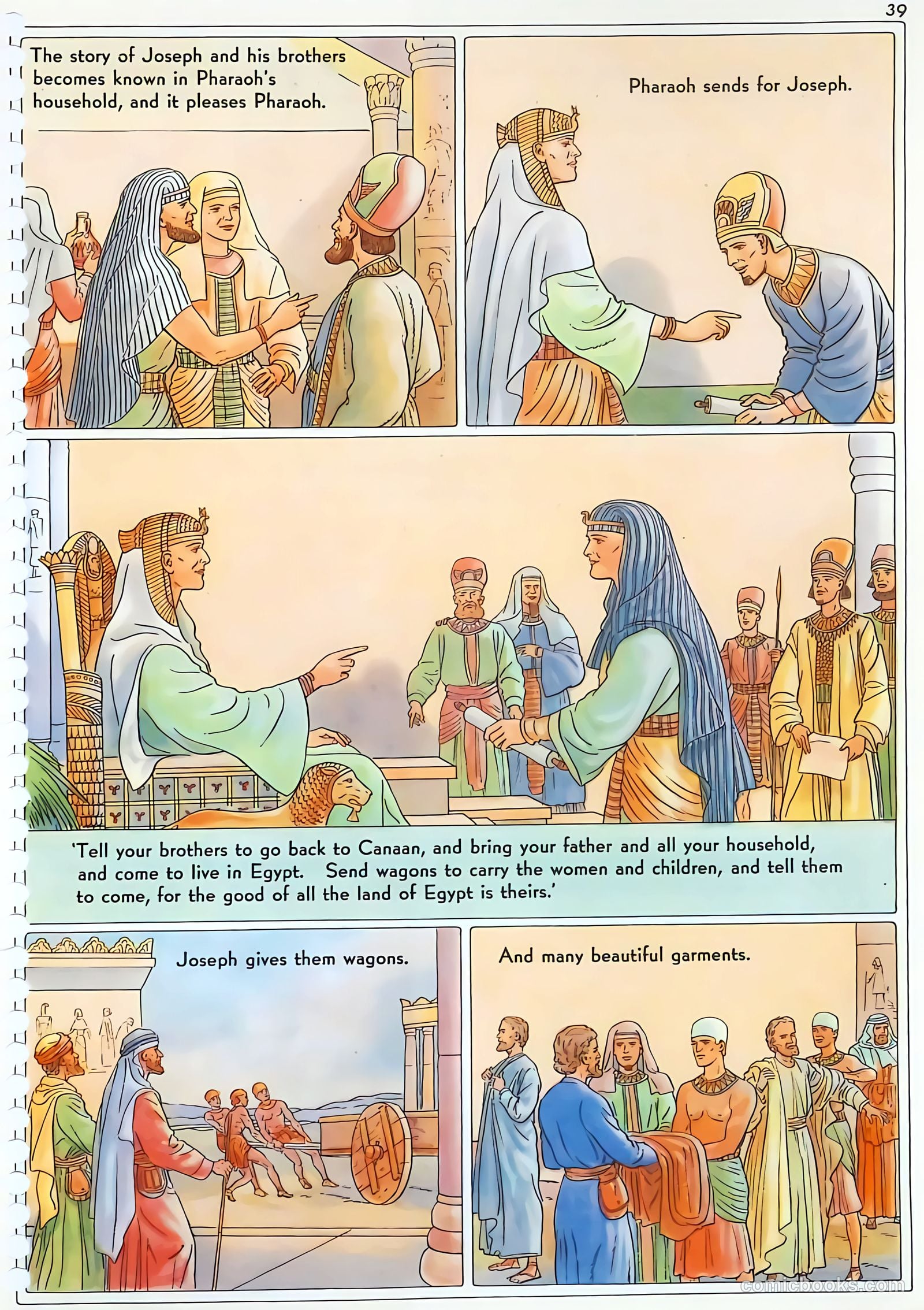 The Life of Joseph Visualized #1 (1946) — page 39 of 48