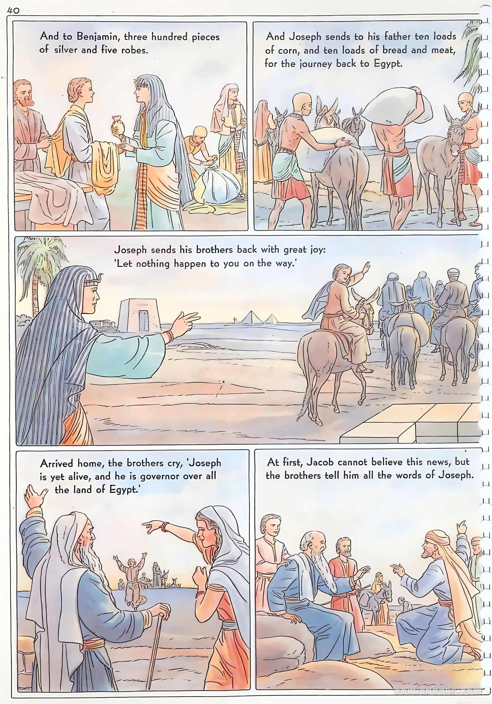 The Life of Joseph Visualized #1 (1946) — page 40 of 48