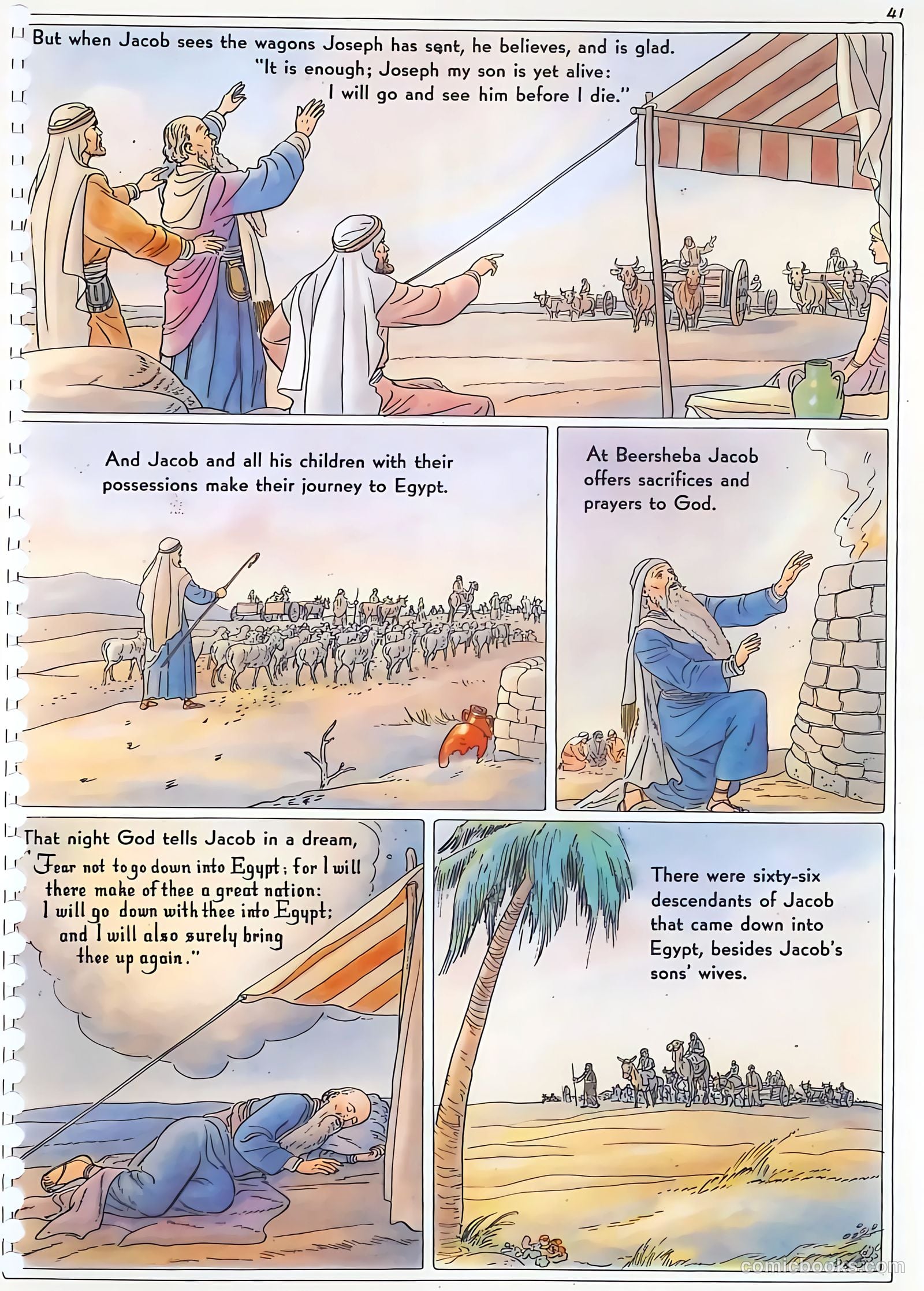 The Life of Joseph Visualized #1 (1946) — page 41 of 48