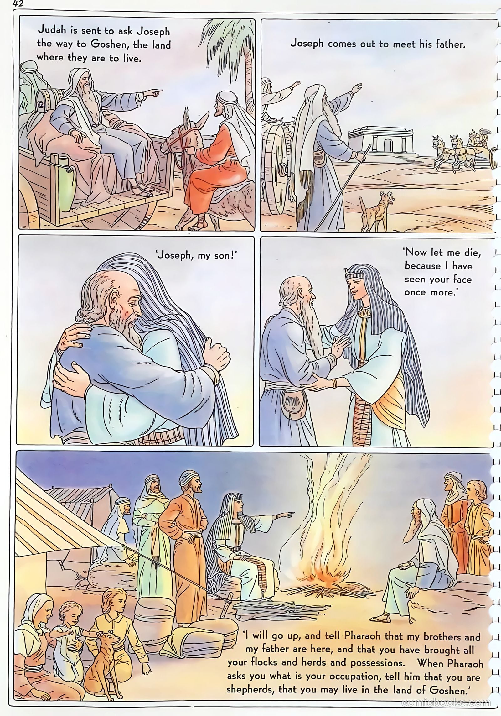 The Life of Joseph Visualized #1 (1946) — page 42 of 48