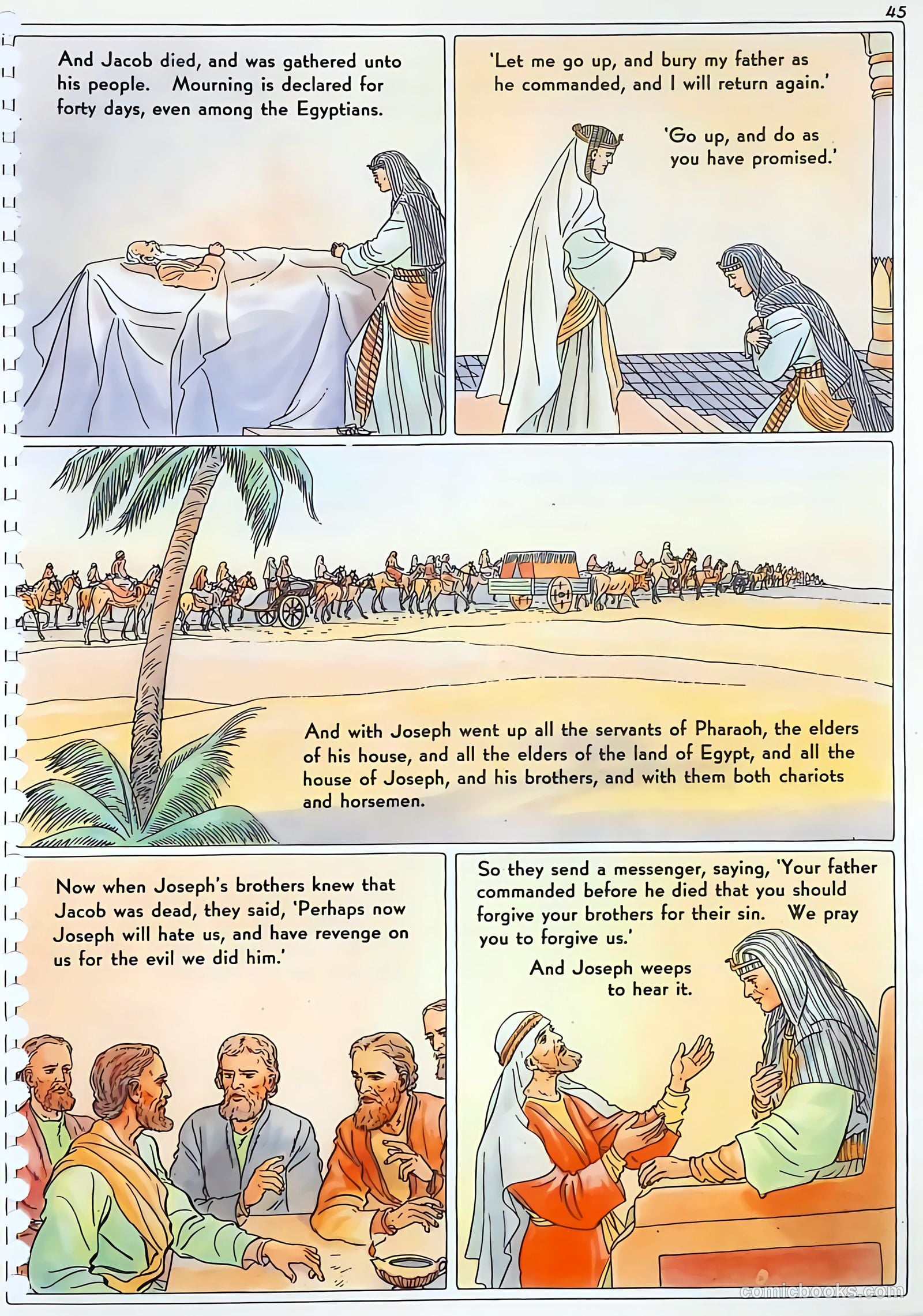 The Life of Joseph Visualized #1 (1946) — page 45 of 48