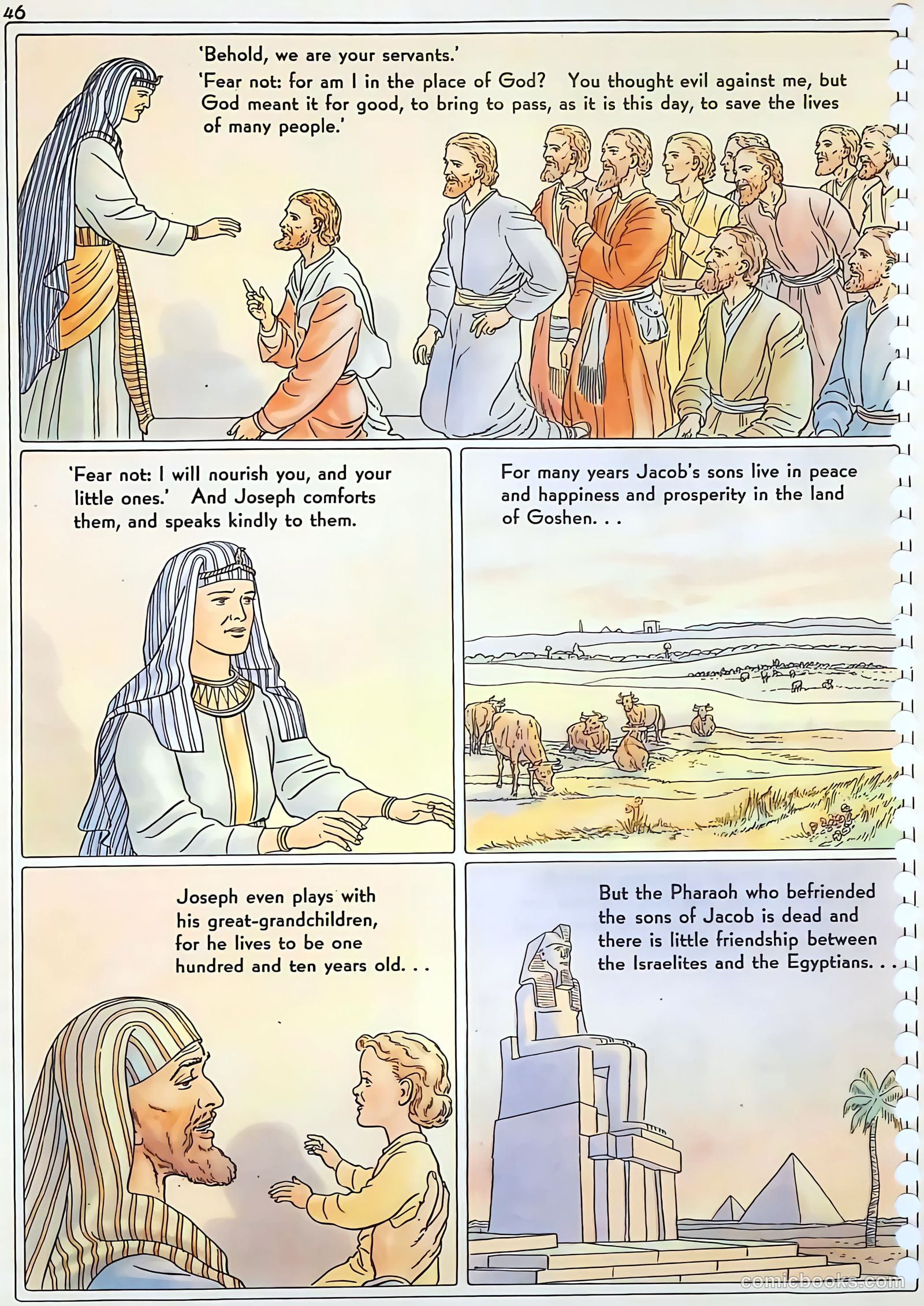 The Life of Joseph Visualized #1 (1946) — page 46 of 48