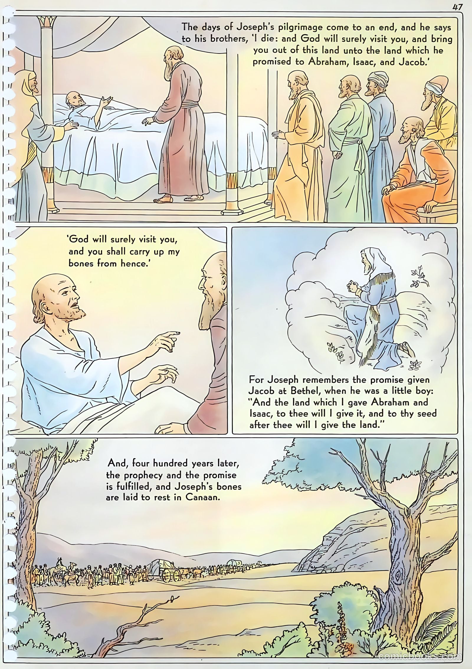 The Life of Joseph Visualized #1 (1946) — page 47 of 48