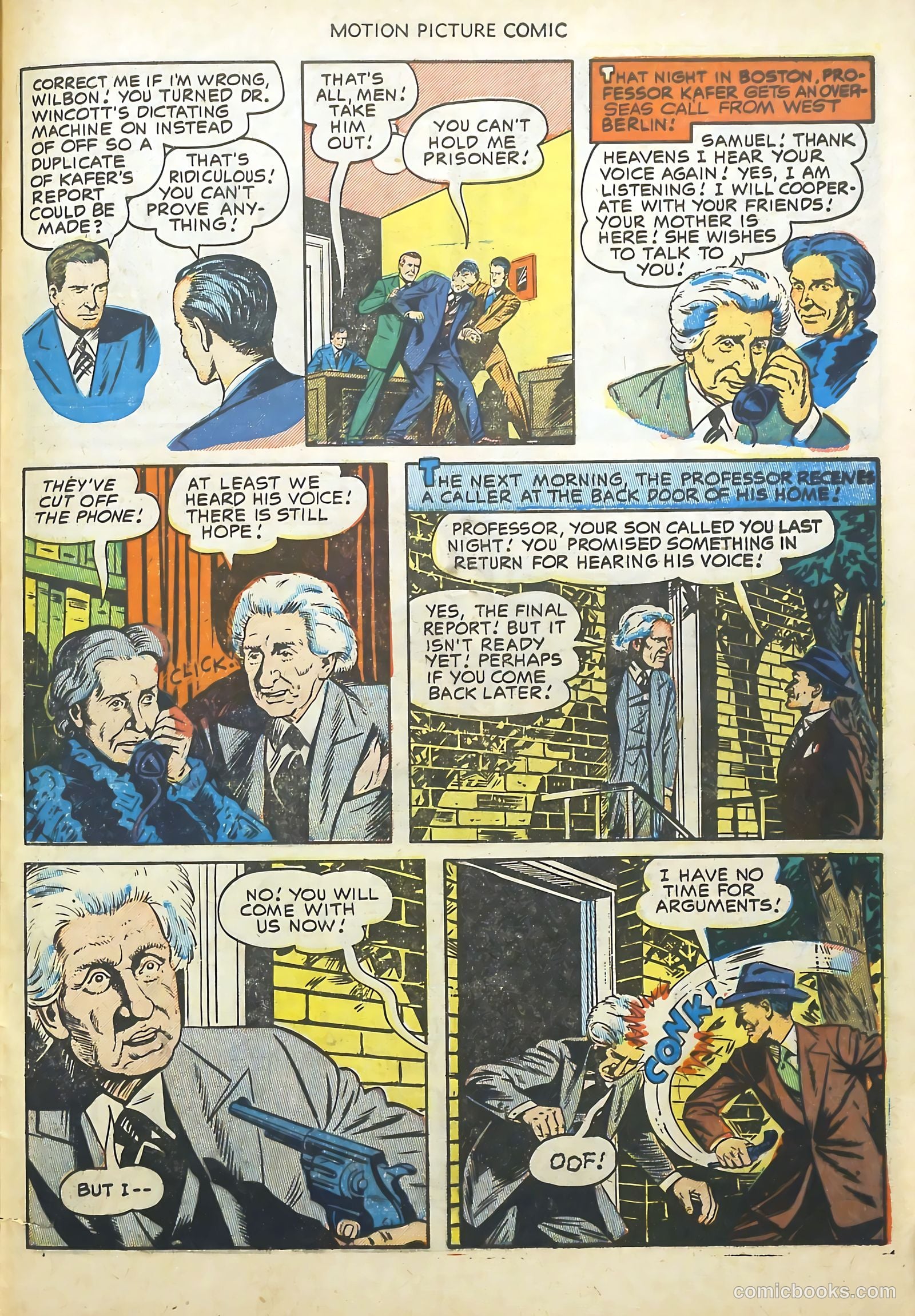 Motion Picture Comics 113 Walk East on Beacon #1 — page 29 of 36