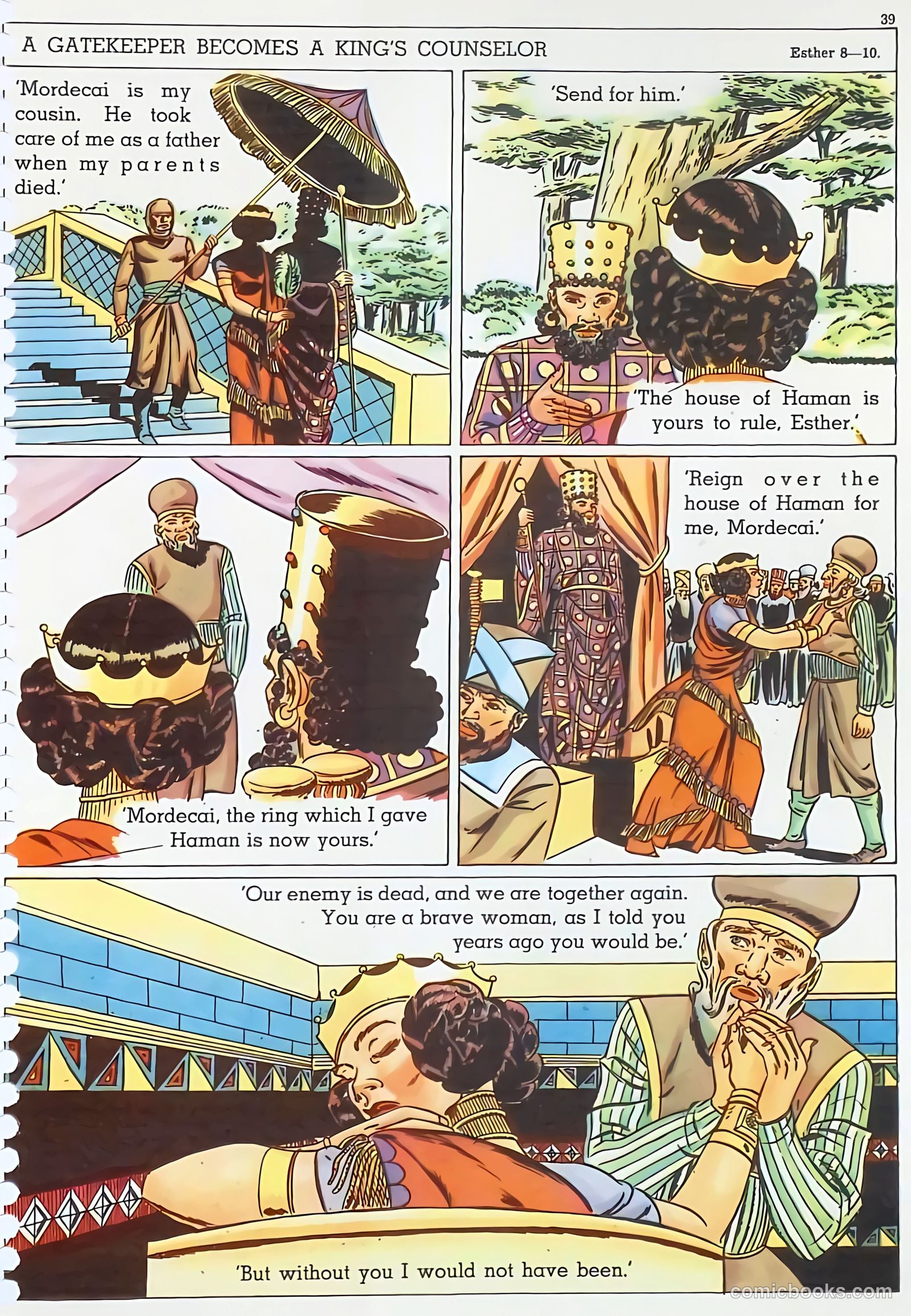 The Life of Esther Visualized #1 (1947) — page 6 of 48