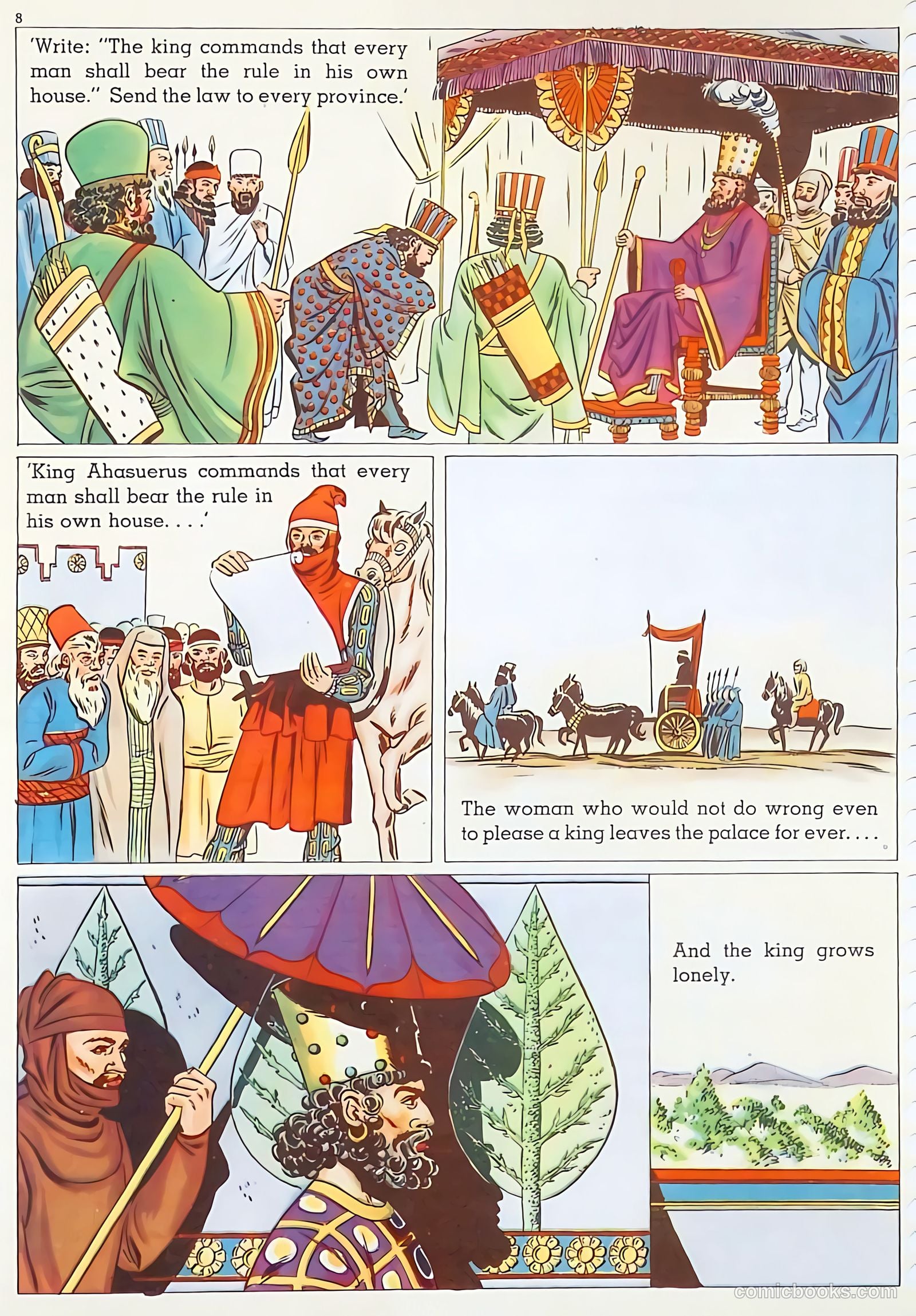 The Life of Esther Visualized #1 (1947) — page 9 of 48