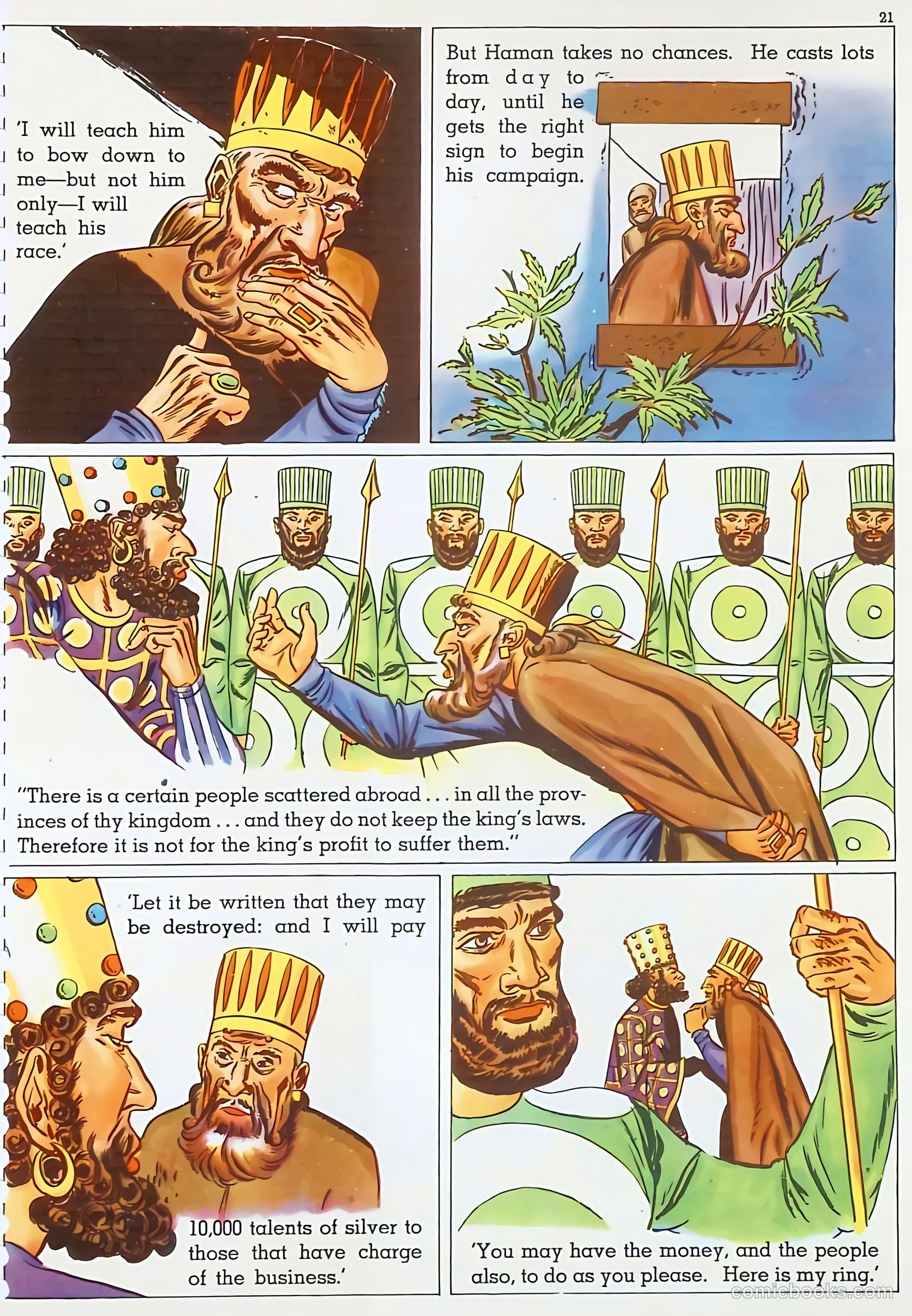 The Life of Esther Visualized #1 (1947) — page 22 of 48