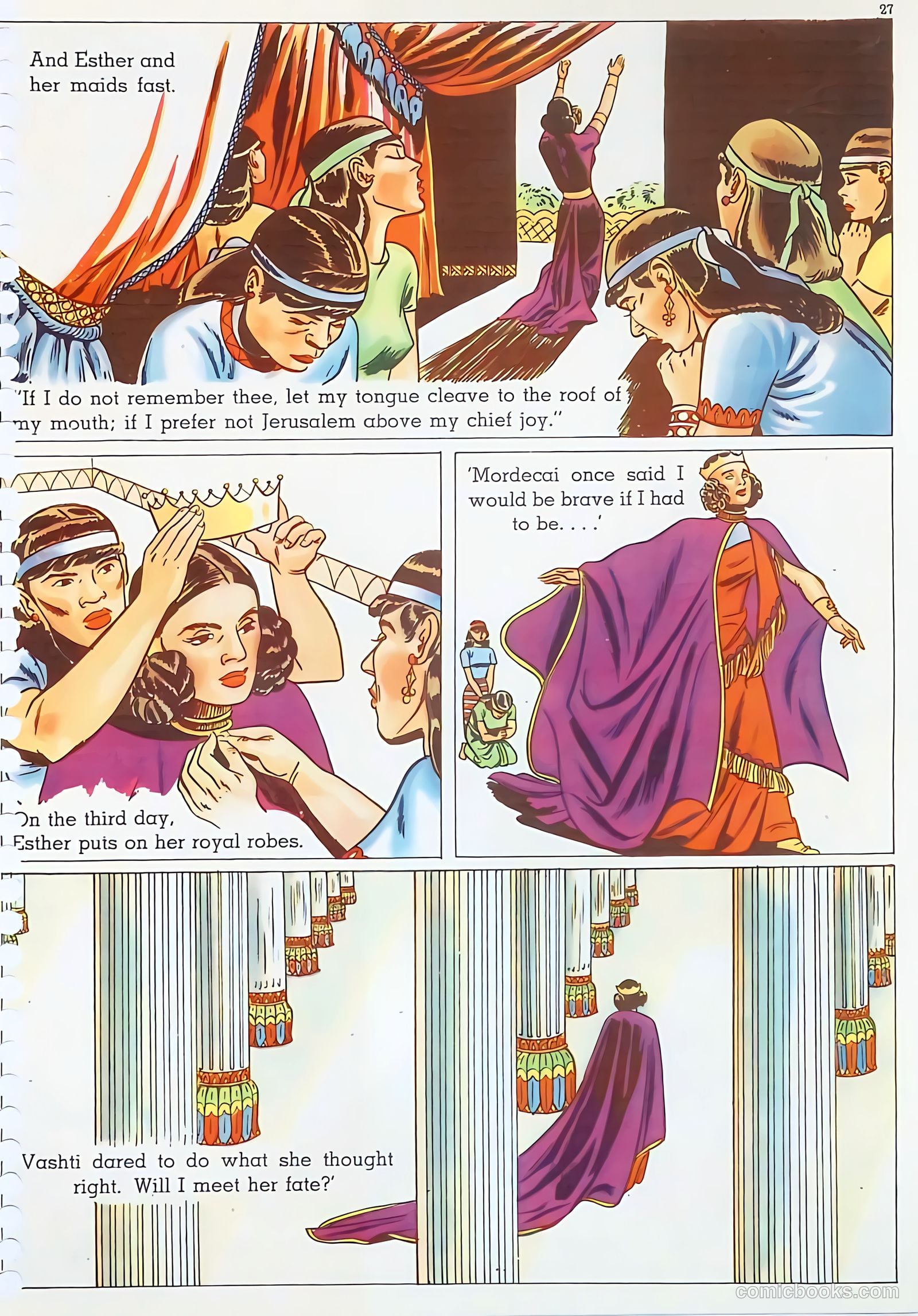 The Life of Esther Visualized #1 (1947) — page 28 of 48