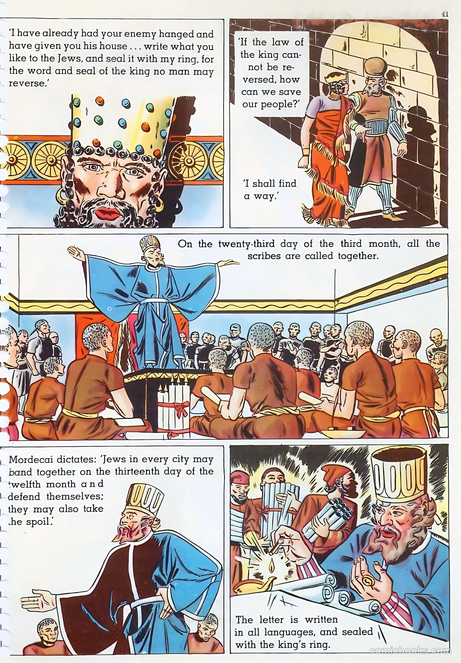The Life of Esther Visualized #1 (1947) — page 41 of 48