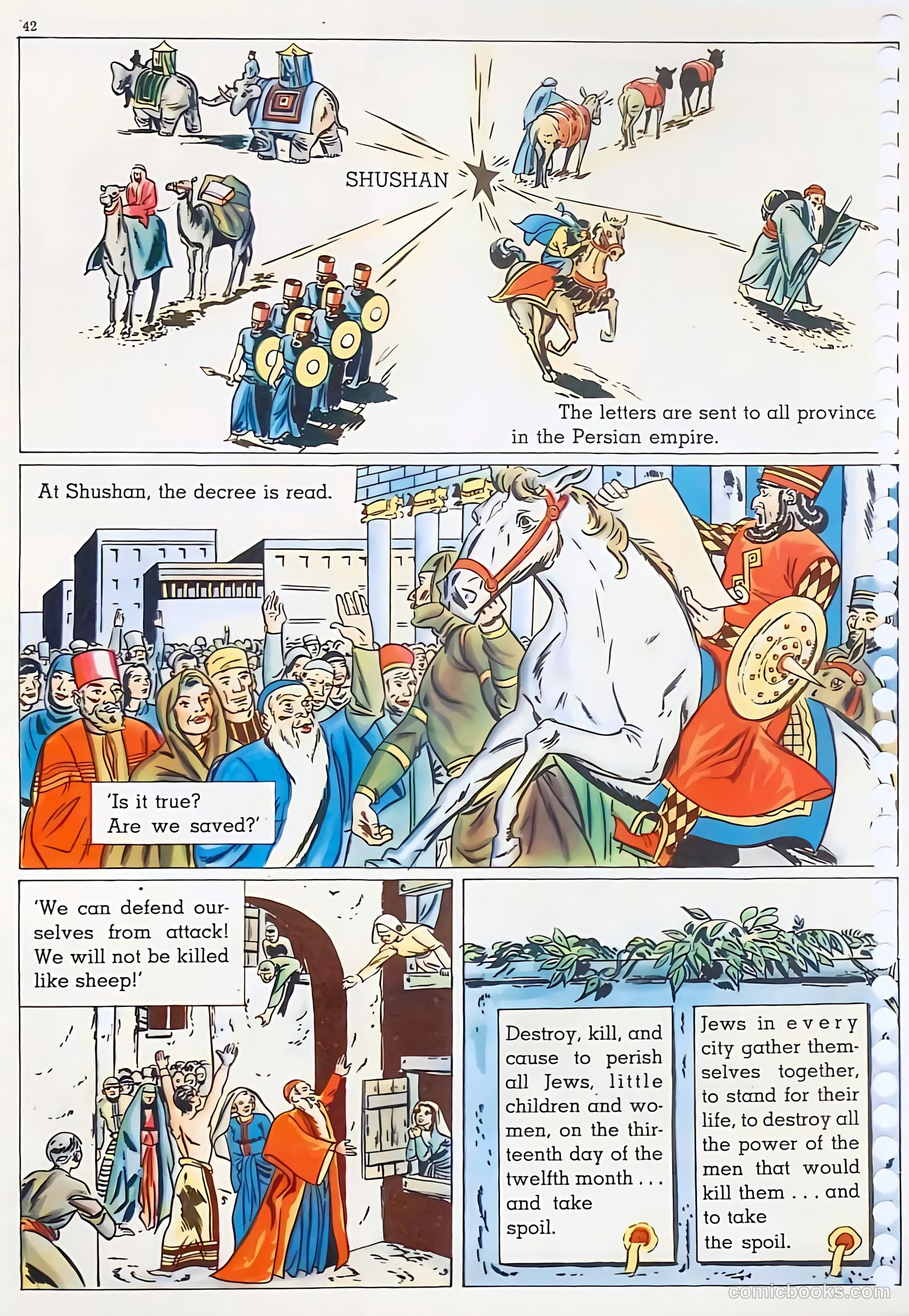 The Life of Esther Visualized #1 (1947) — page 42 of 48