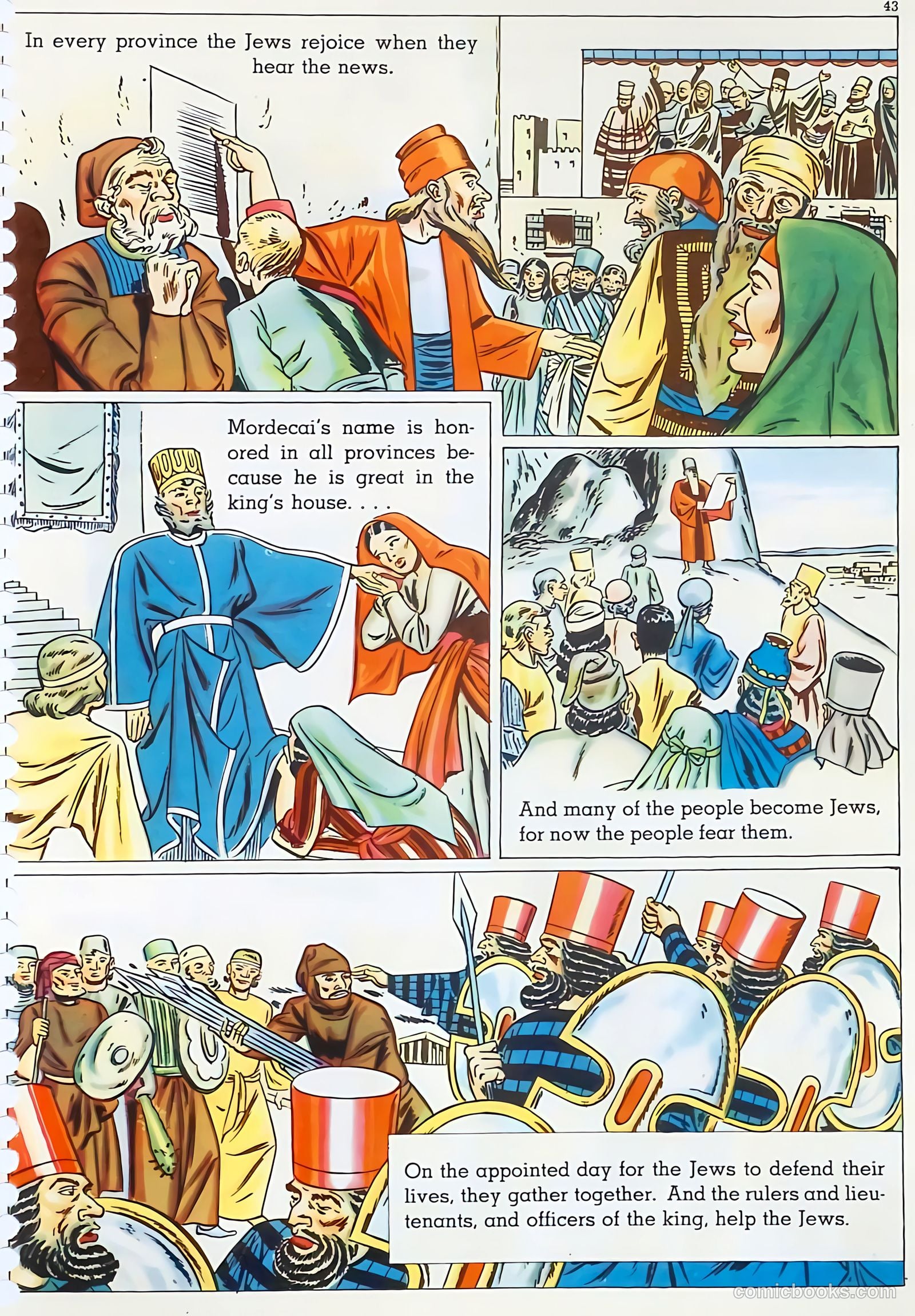 The Life of Esther Visualized #1 (1947) — page 43 of 48