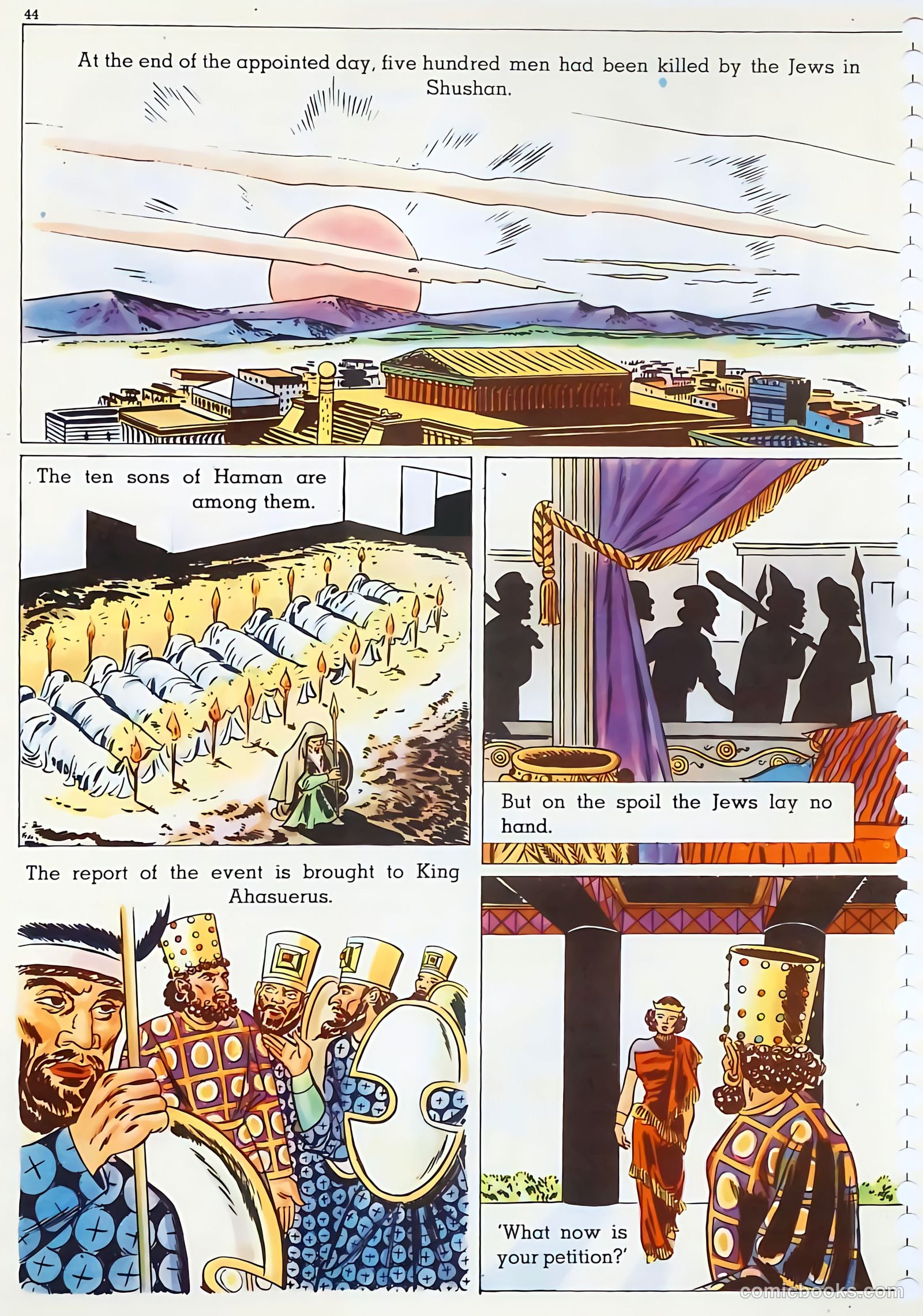 The Life of Esther Visualized #1 (1947) — page 44 of 48
