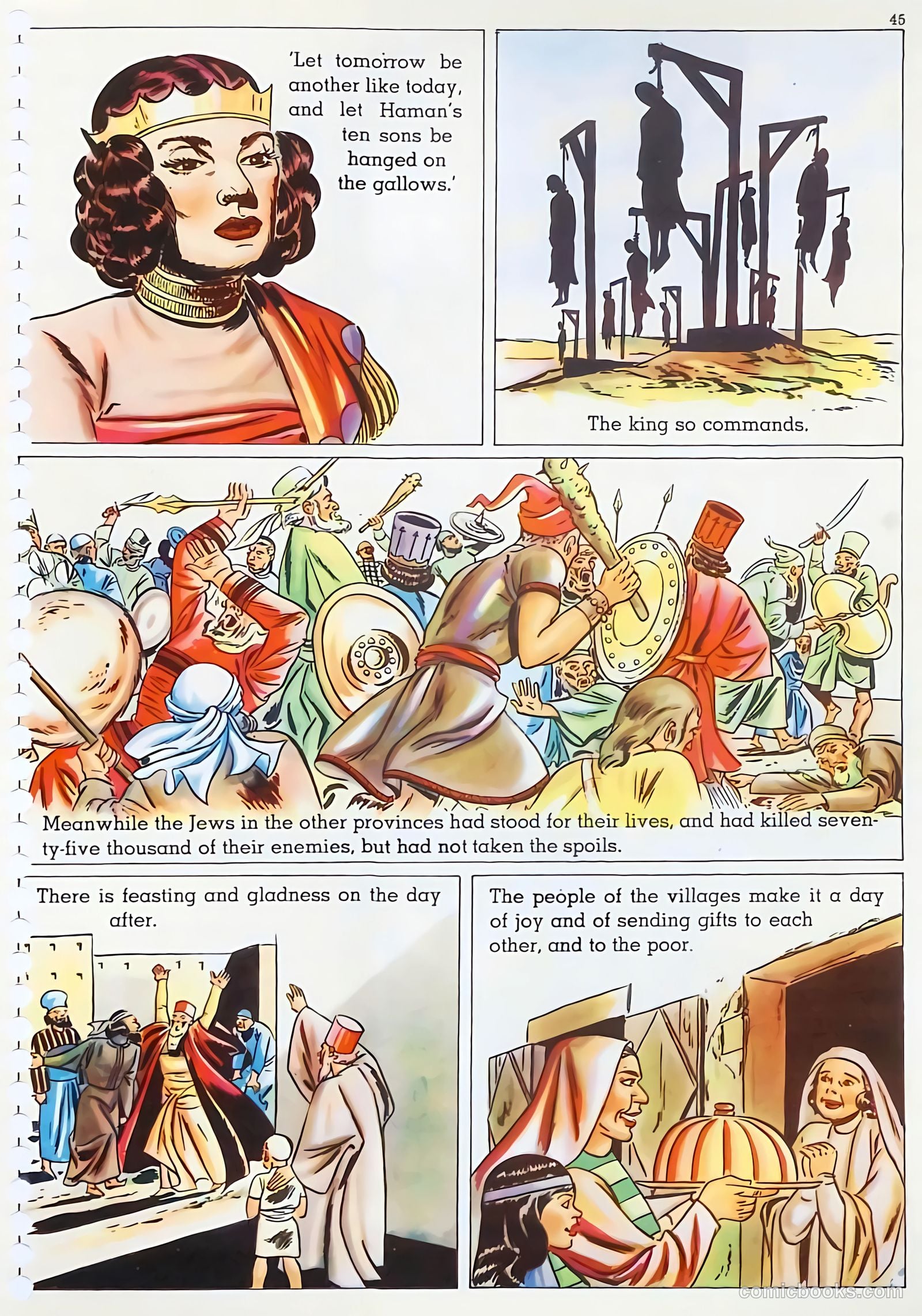 The Life of Esther Visualized #1 (1947) — page 45 of 48