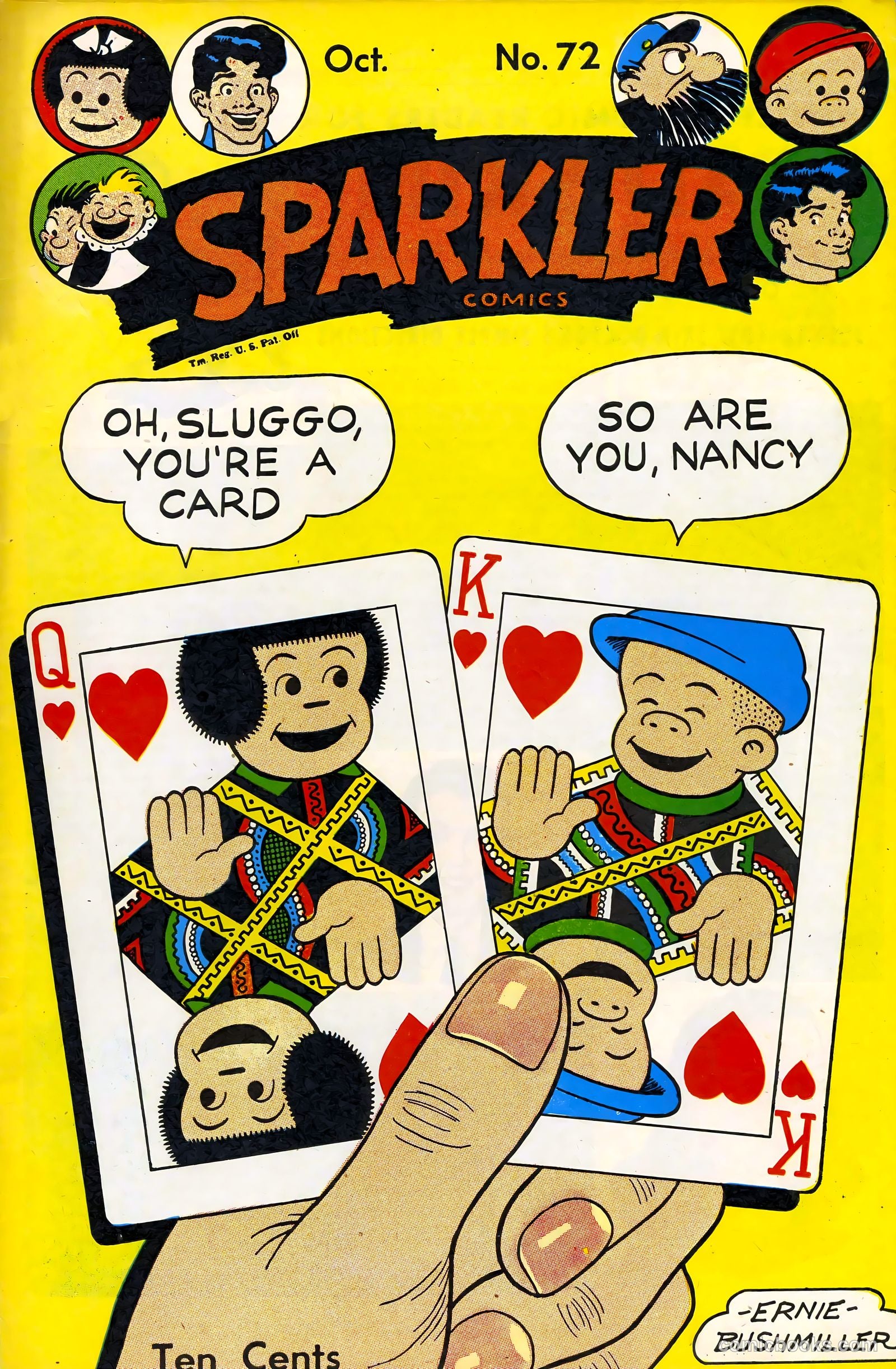 Sparkler Comics #72 cover