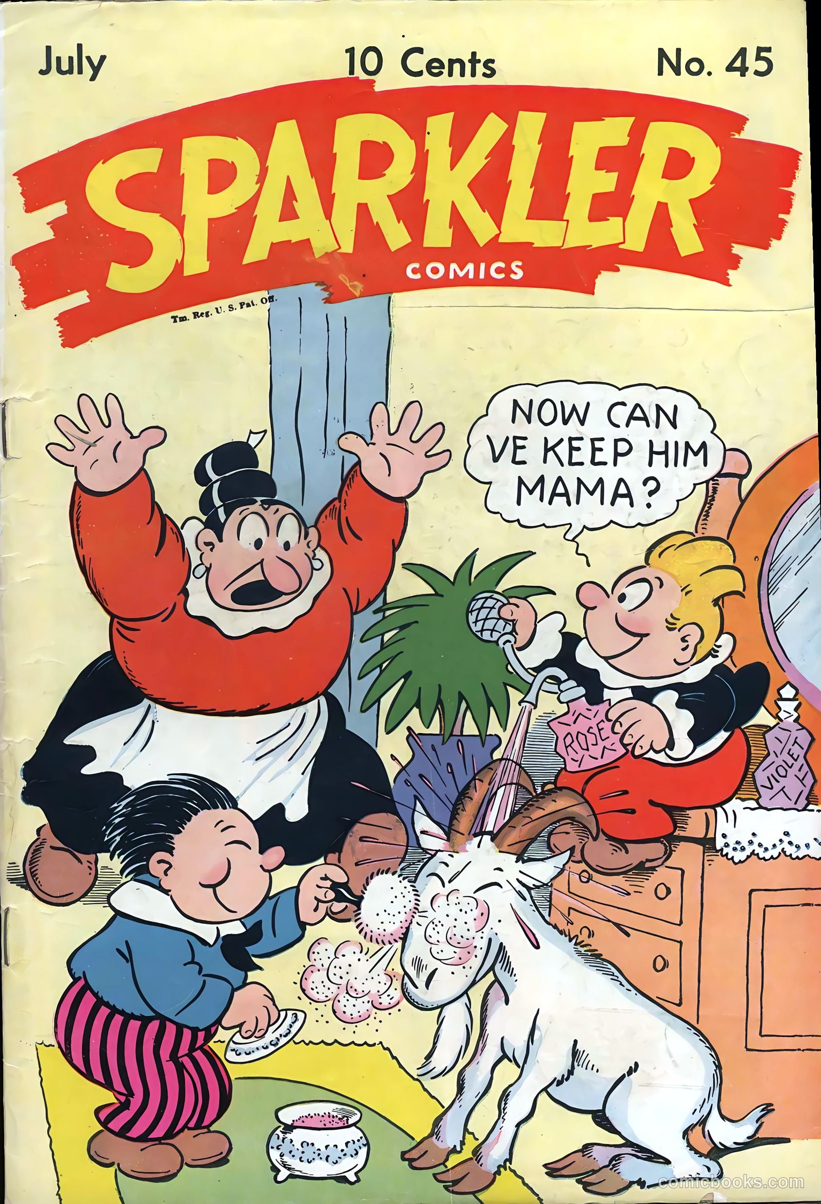 Sparkler Comics #45 cover