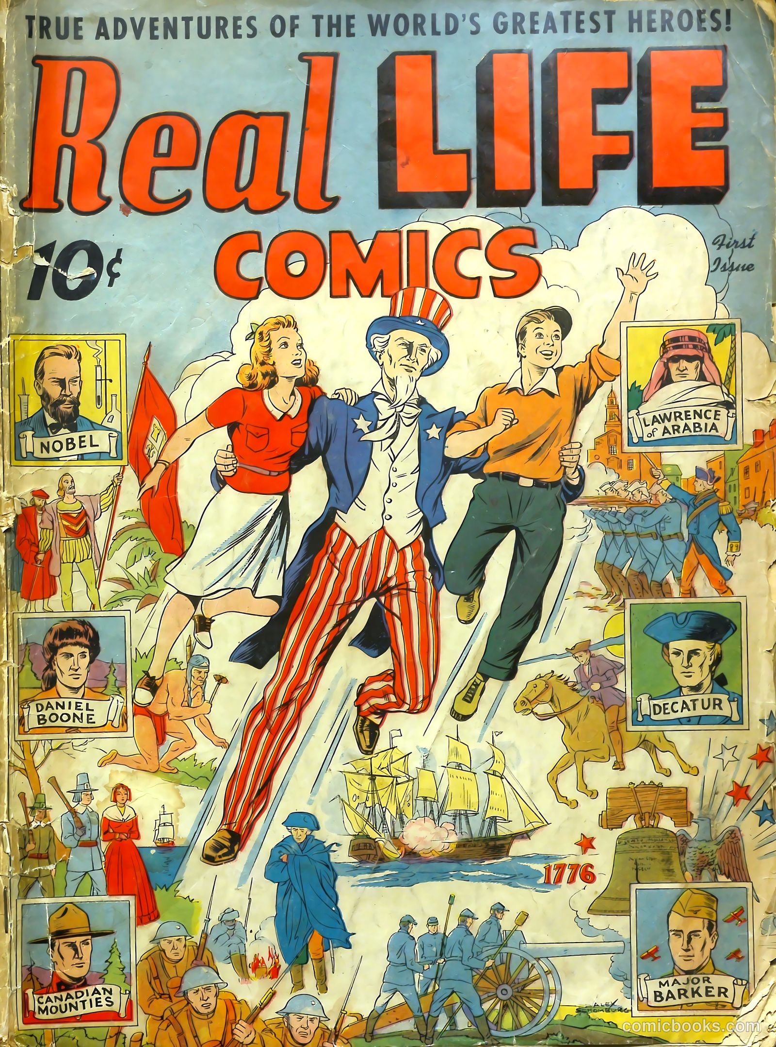 Real Life Comics #1 cover