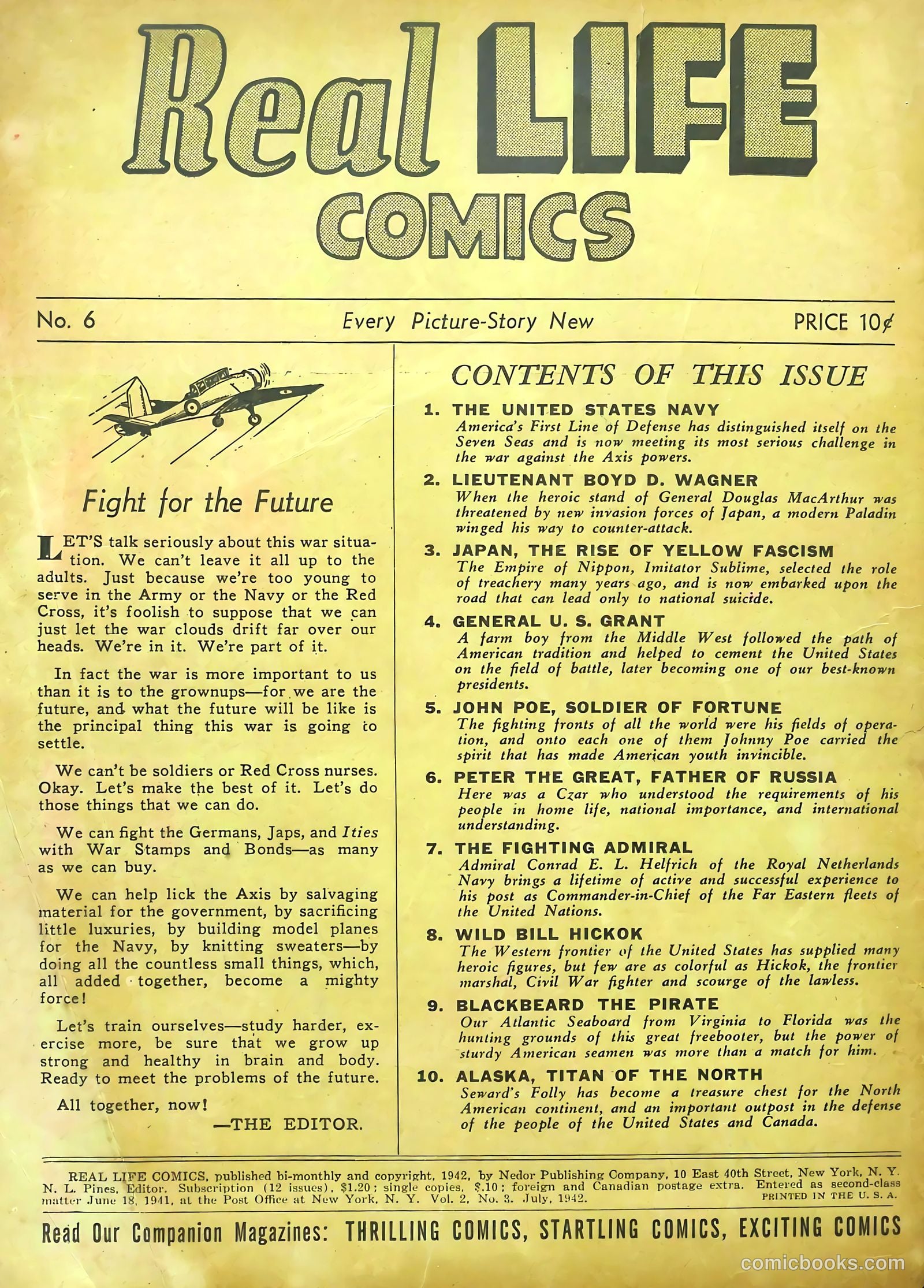 Real Life Comics #6 (1950) — page 2 of 68